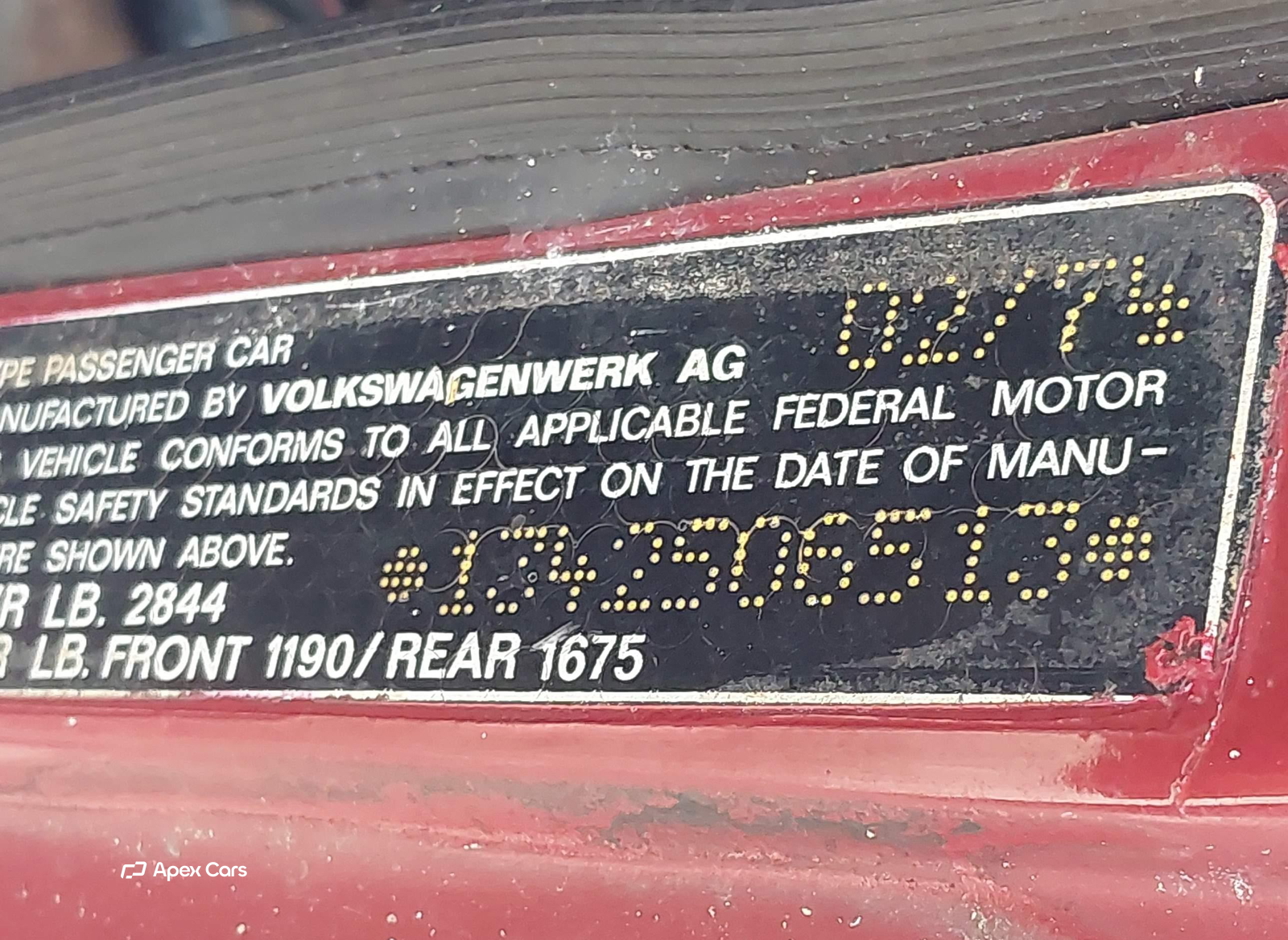 Volkswagen Beetle 1974