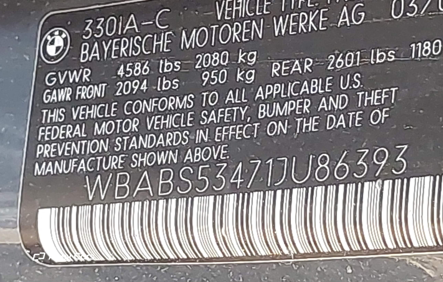 BMW Series 3 2001