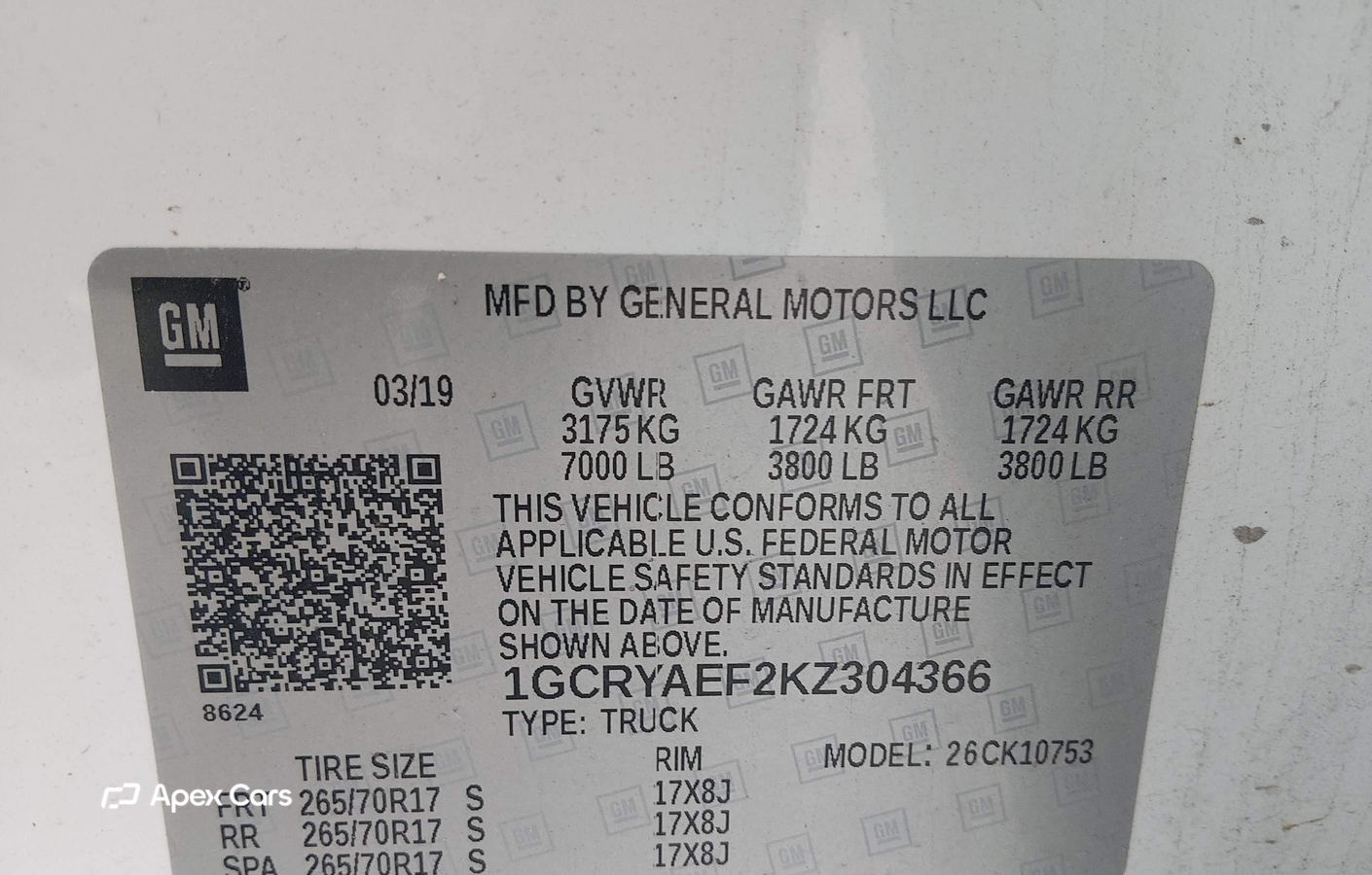Chevrolet Silverado 2019