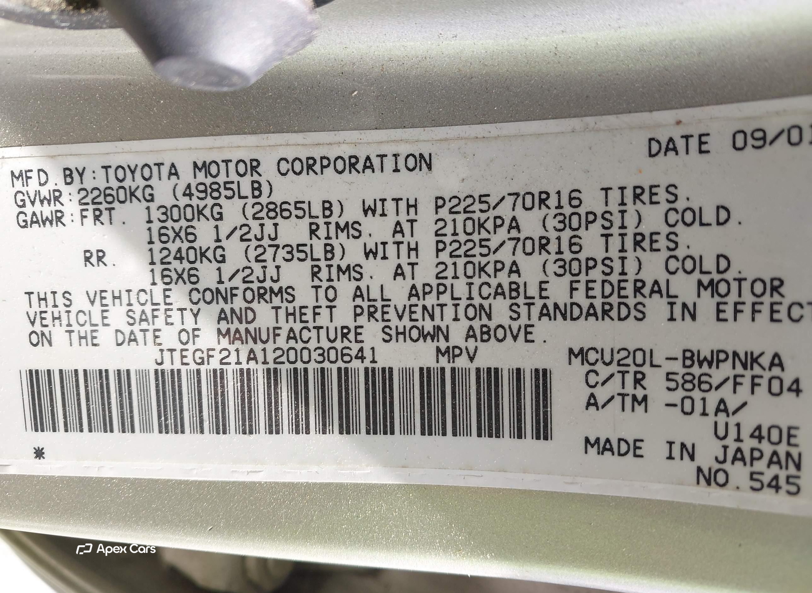 Toyota Highlander 2002