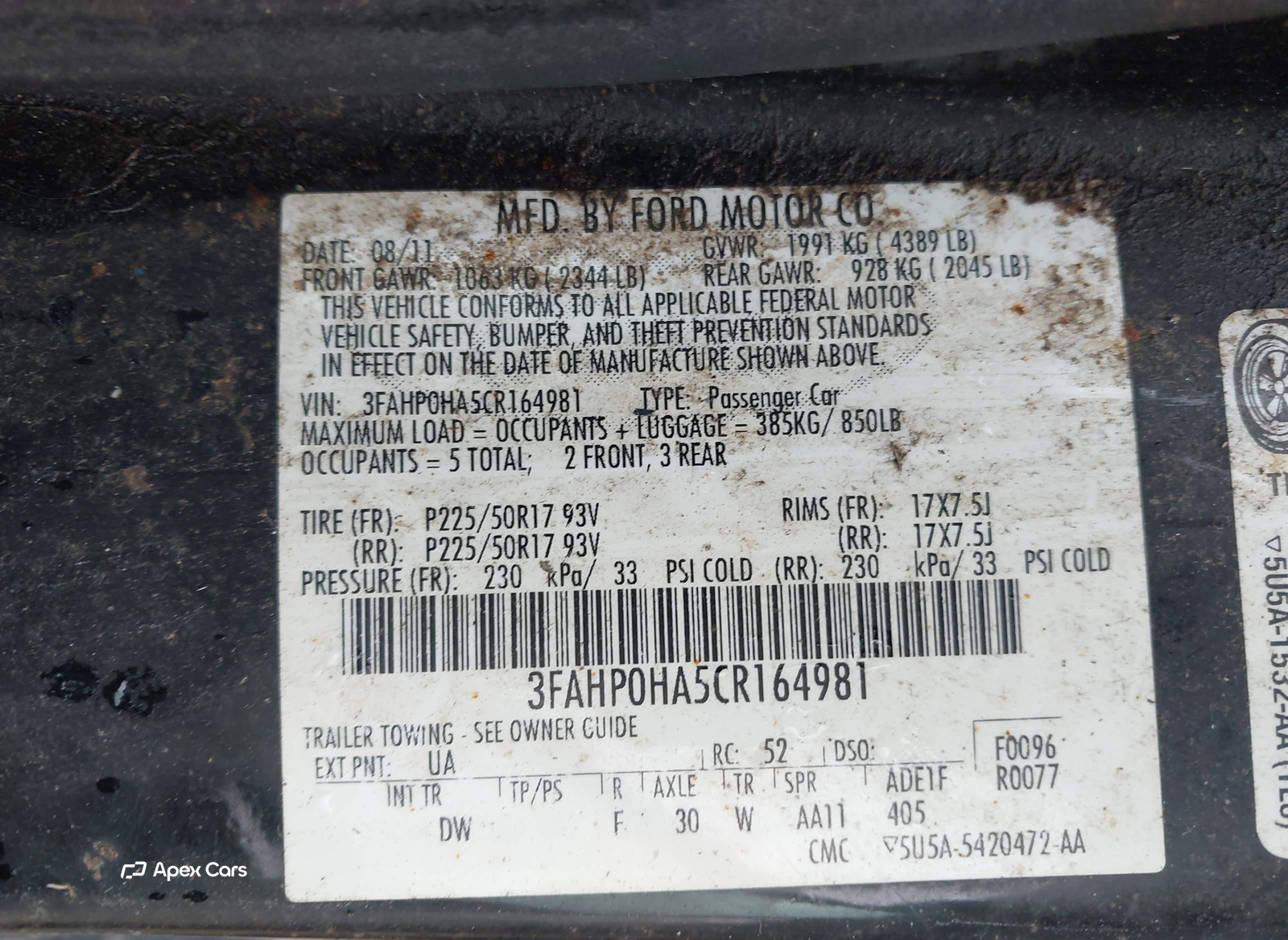 Ford Fusion 2012