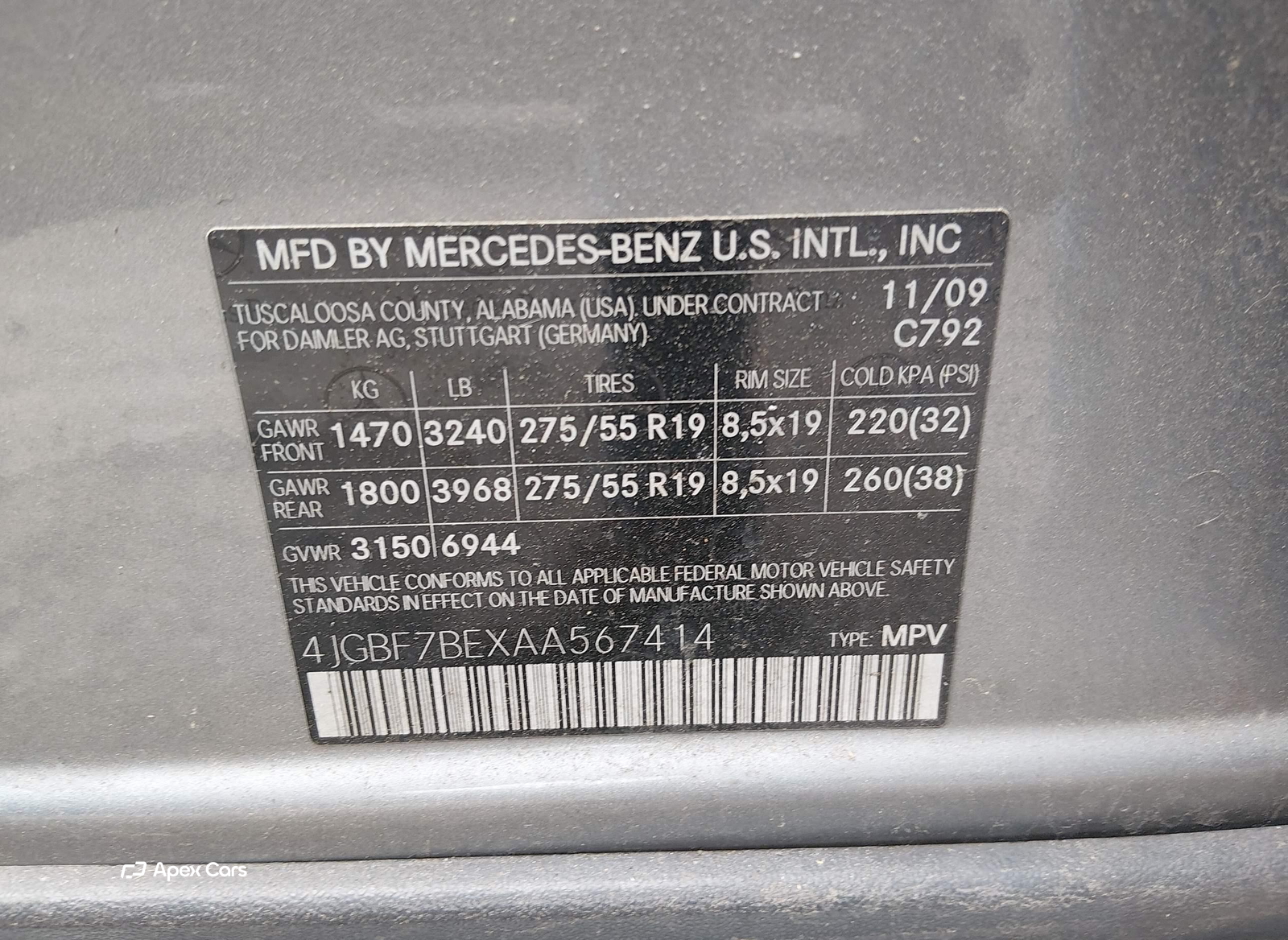 Mercedes-Benz GL-klasse 2010