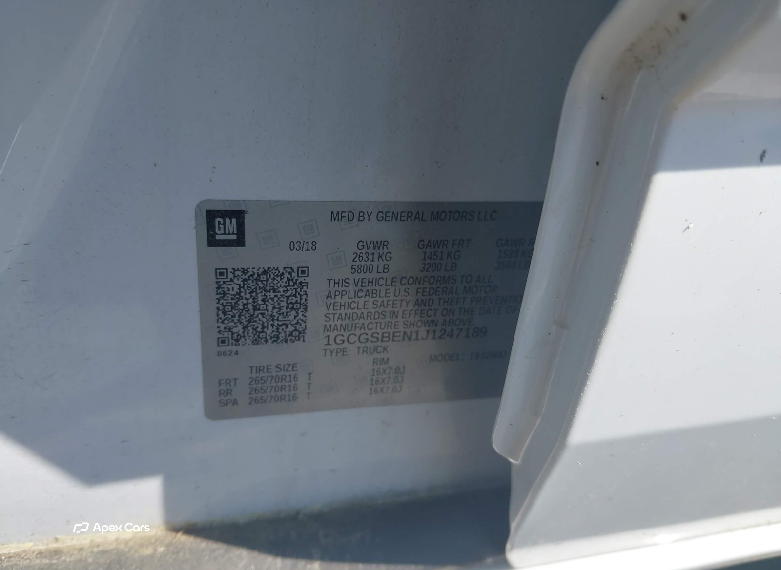 Chevrolet Colorado 2018