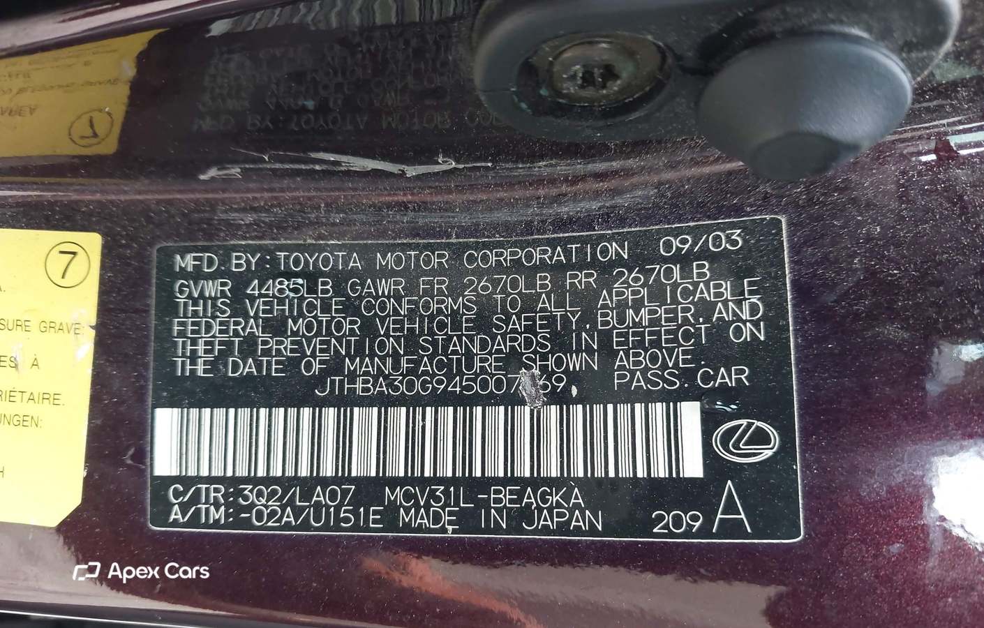 Lexus ES 2004