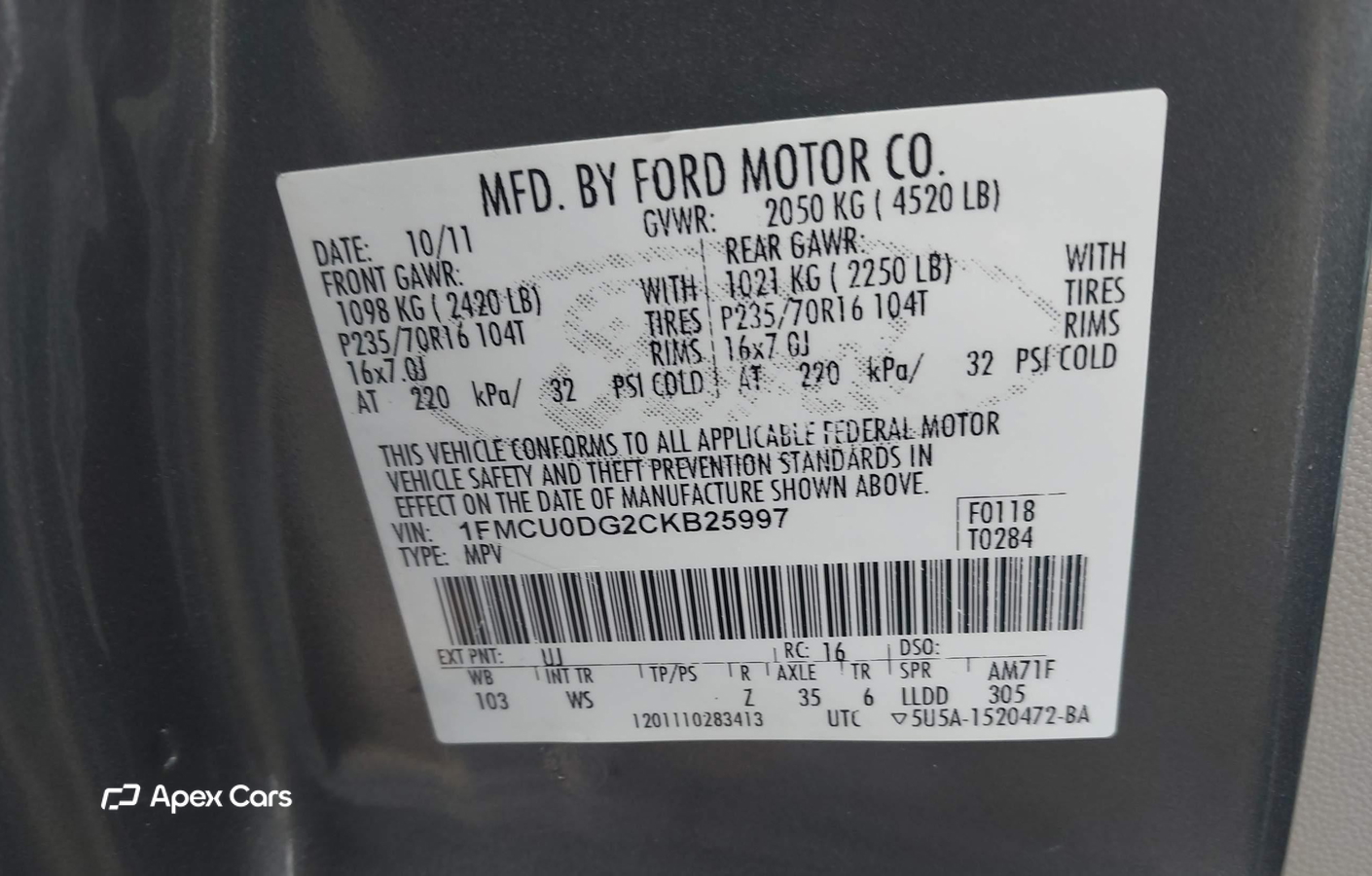 Ford Escape 2012