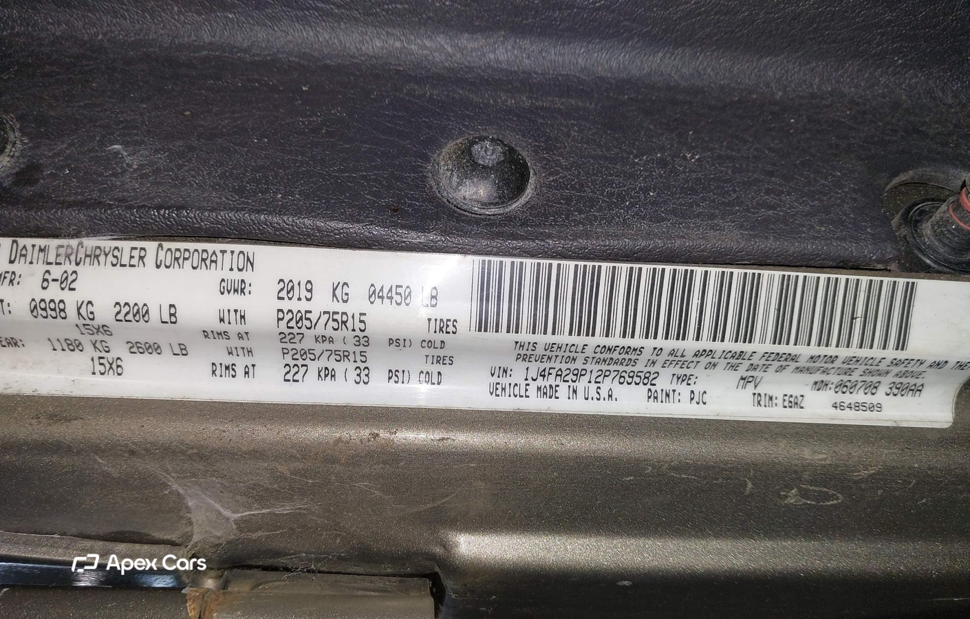 Jeep Wrangler 2002