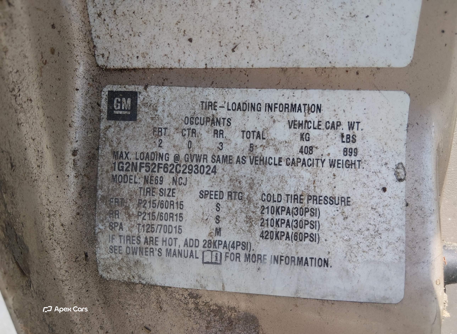 Pontiac Grand AM 2002