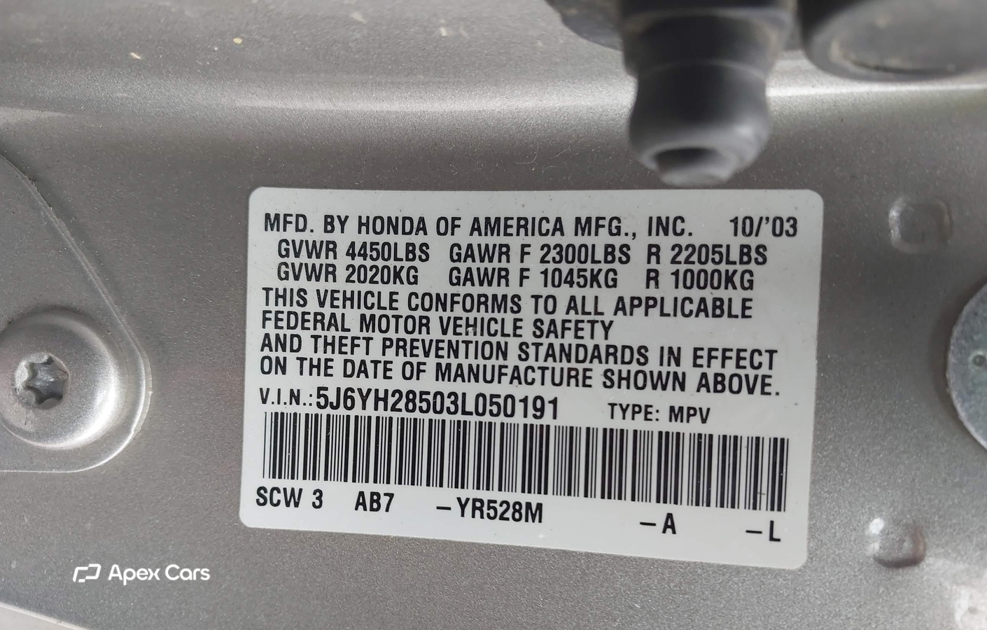Honda Element 2003