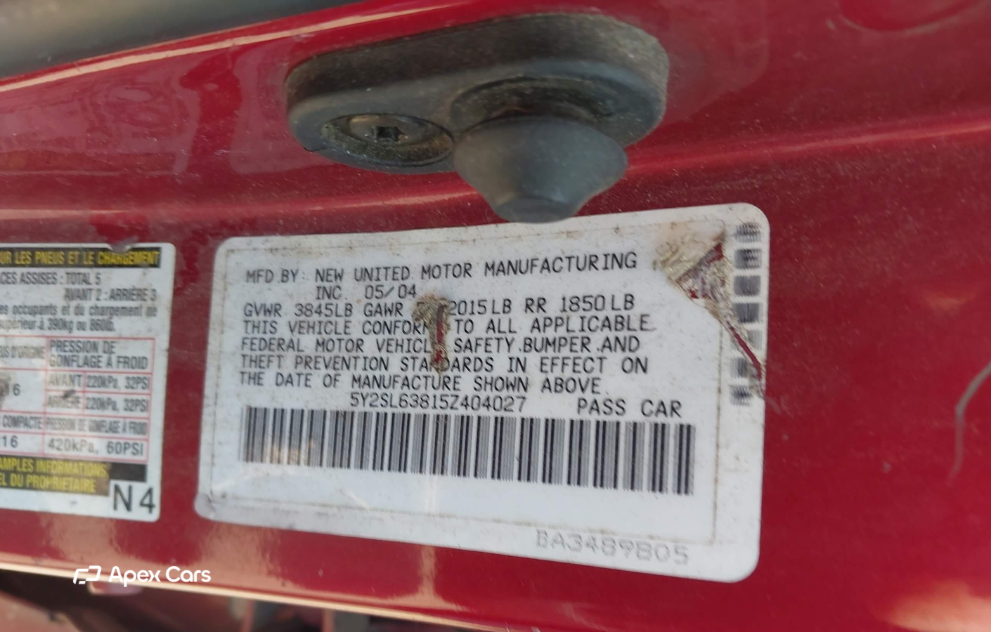 Pontiac Vibe 2005