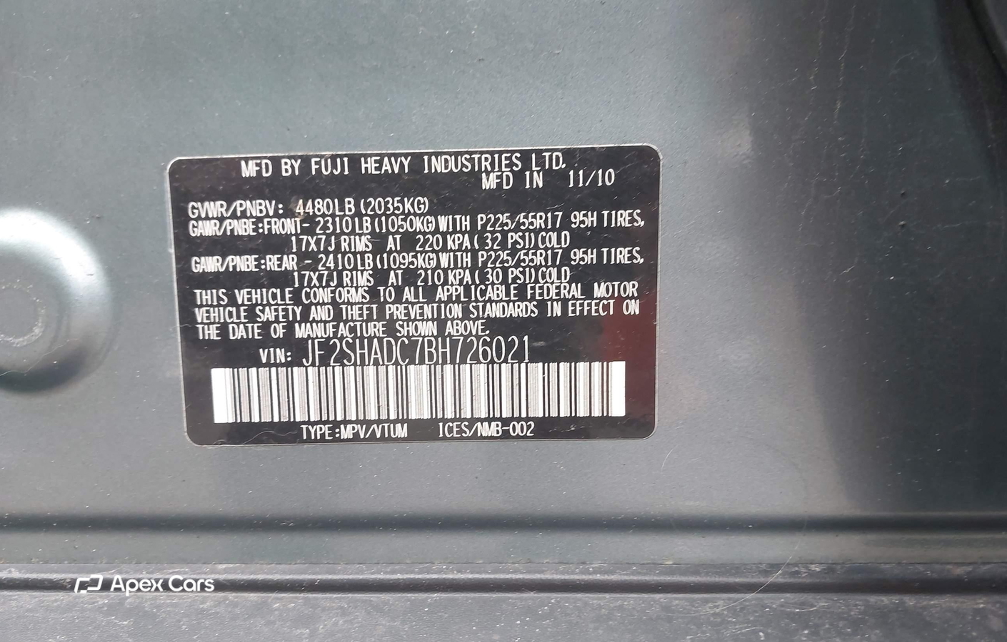 Subaru Forester 2011