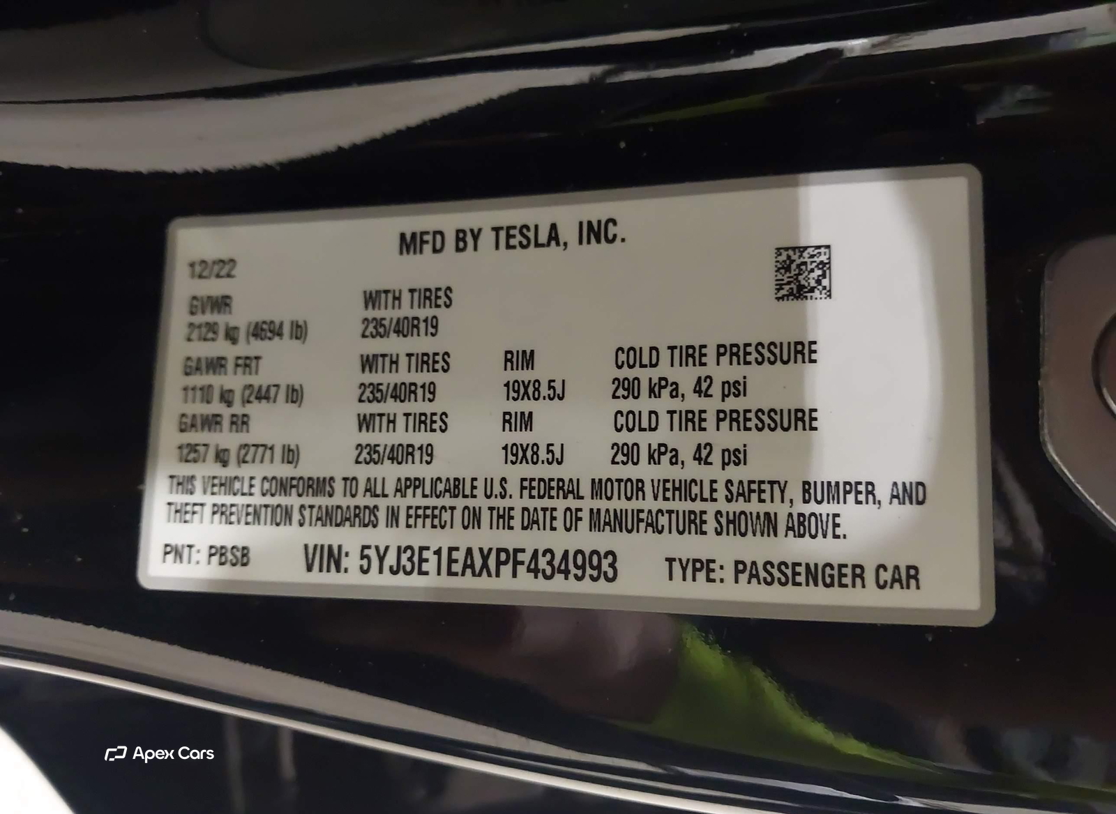 Tesla Model 3 2023