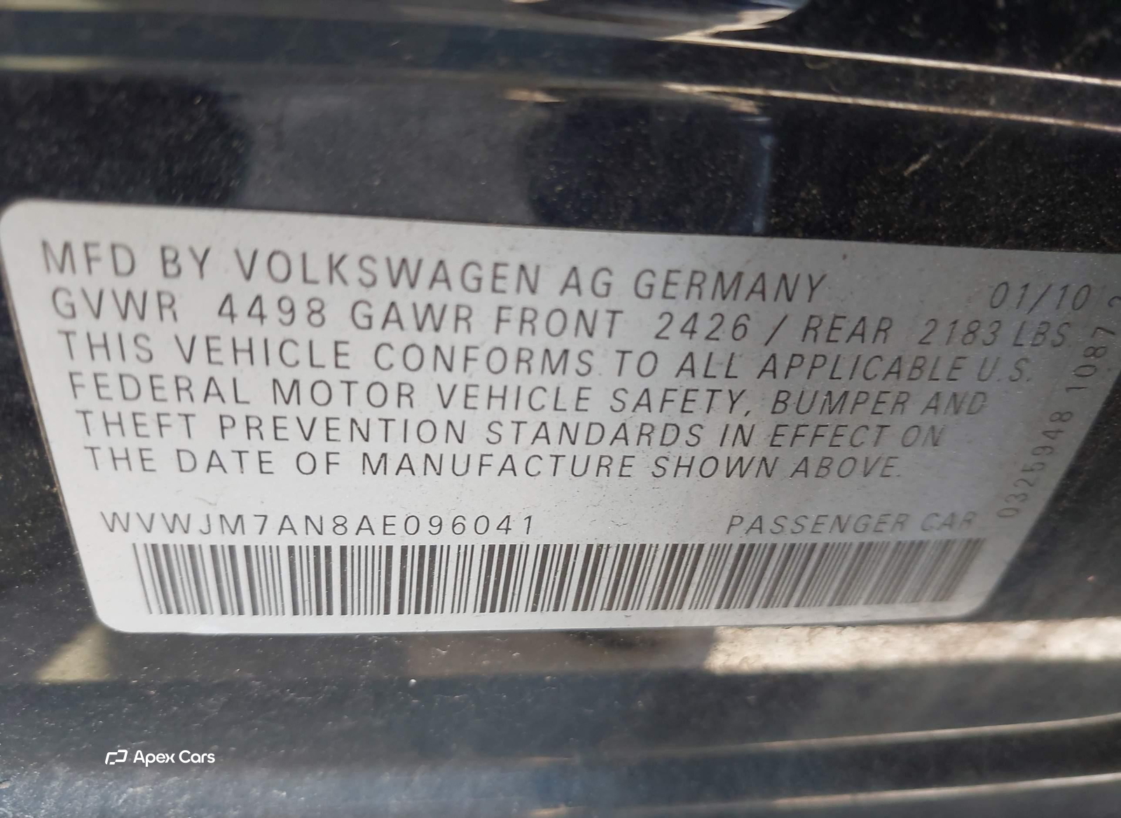 Volkswagen Passat 2010