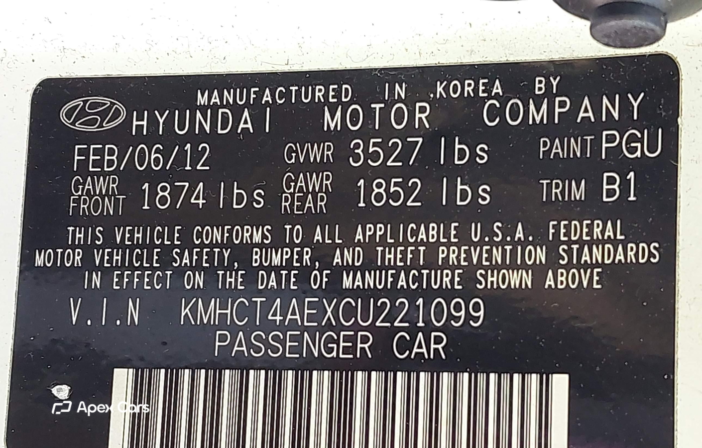Hyundai Accent 2012