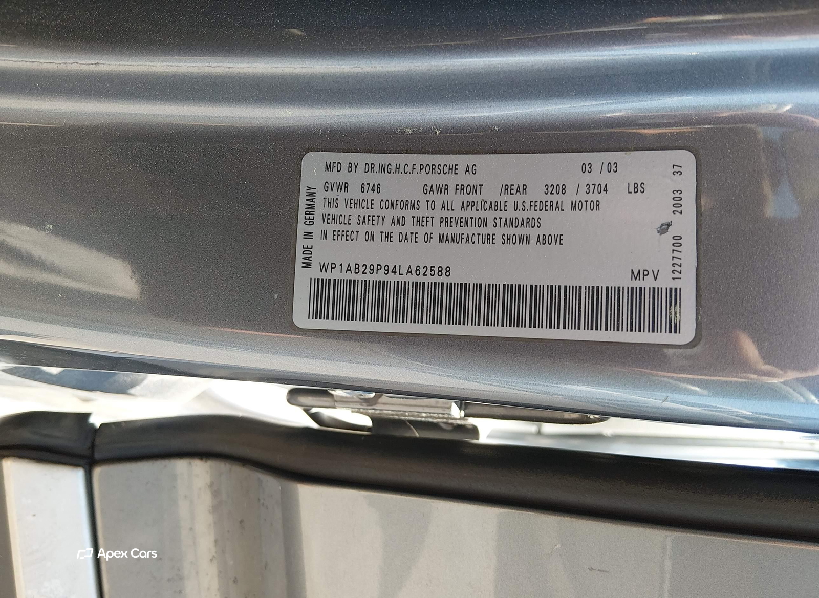 Porsche Cayenne 2004