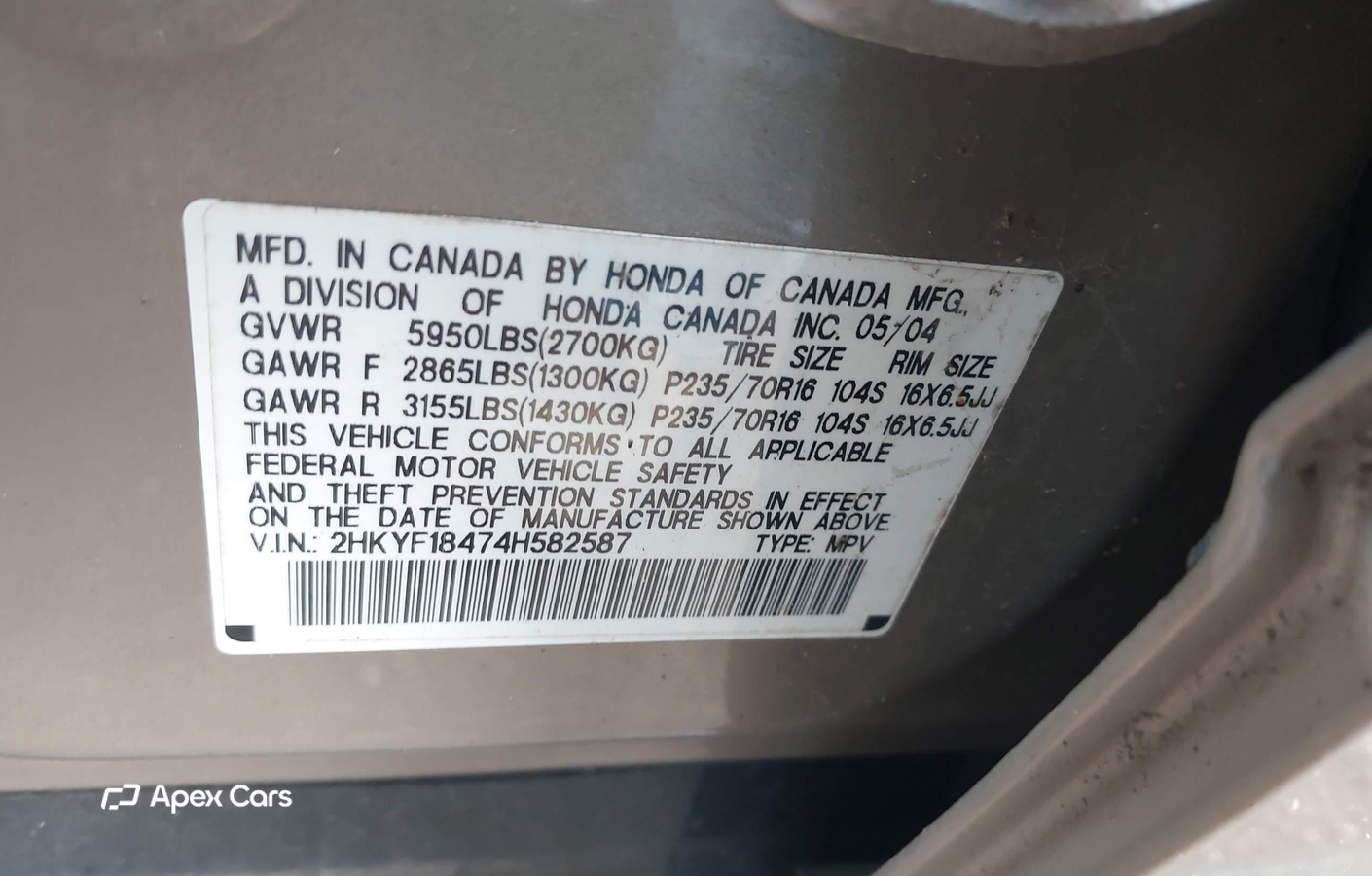Honda Pilot 2004