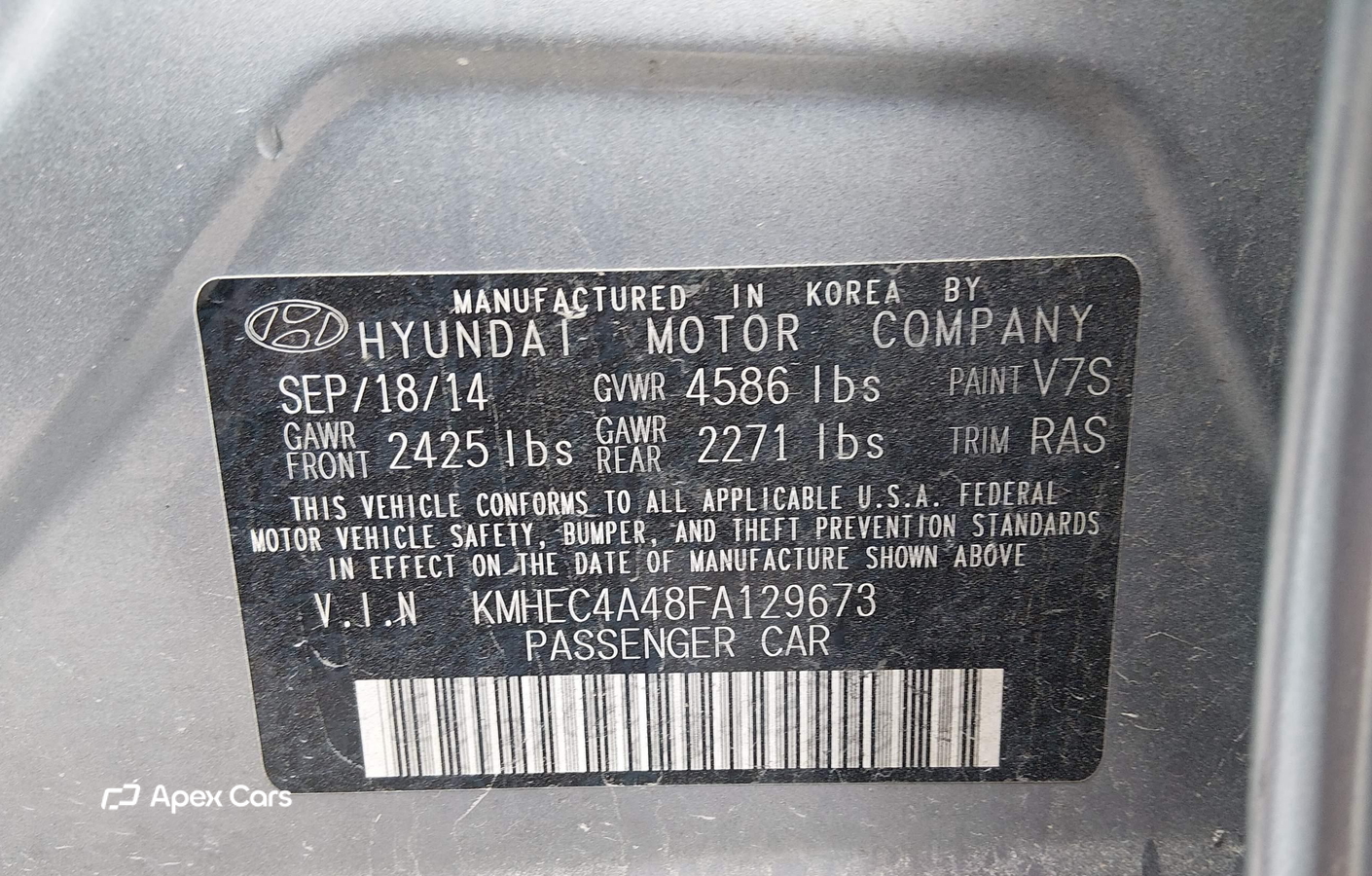 Hyundai Sonata 2015