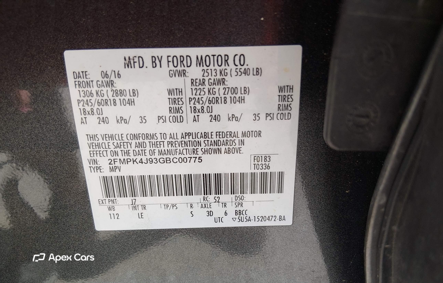 Ford Edge 2016