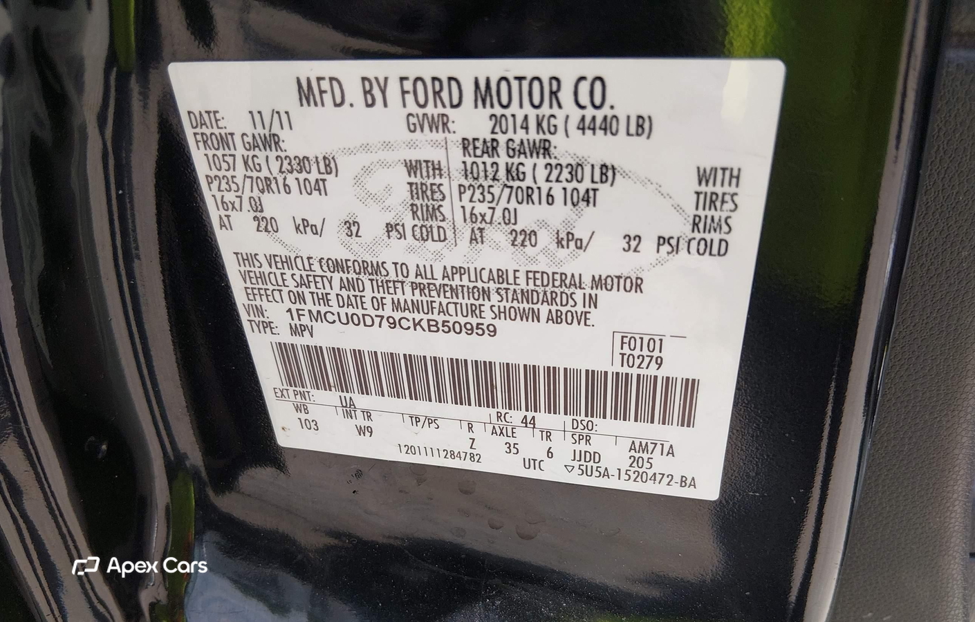 Ford Escape 2012