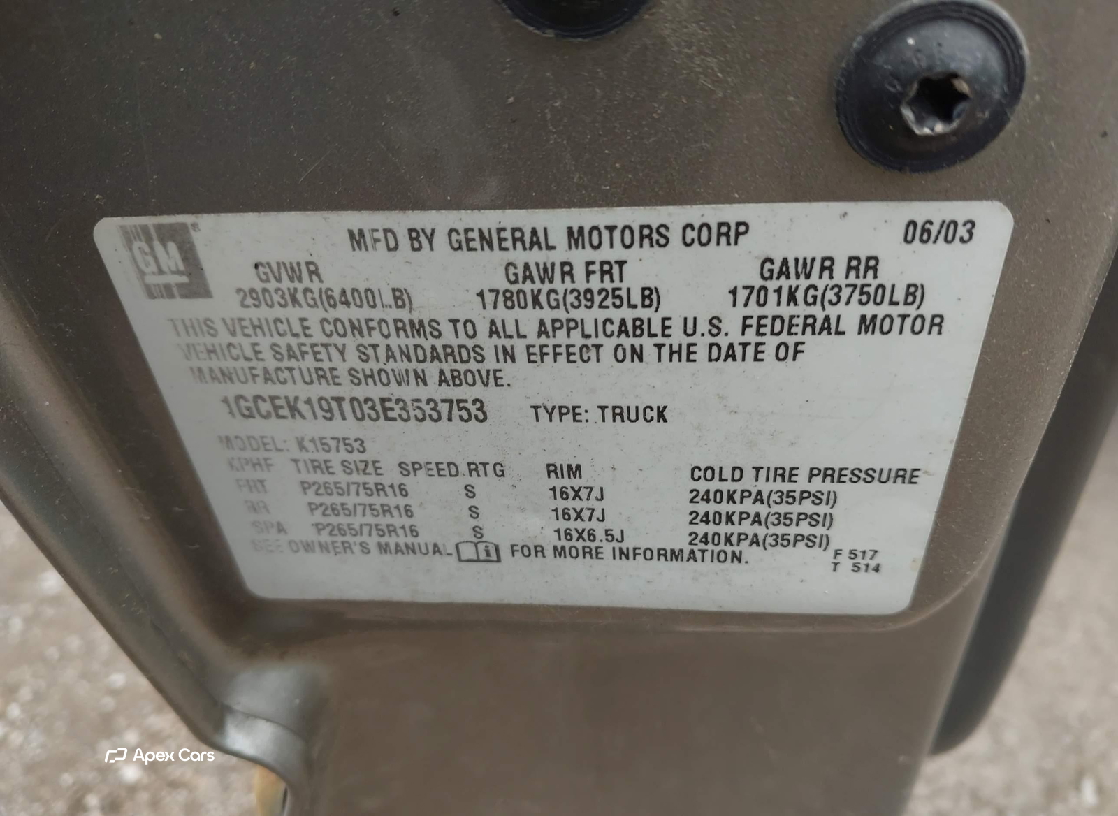 Chevrolet Silverado 2003