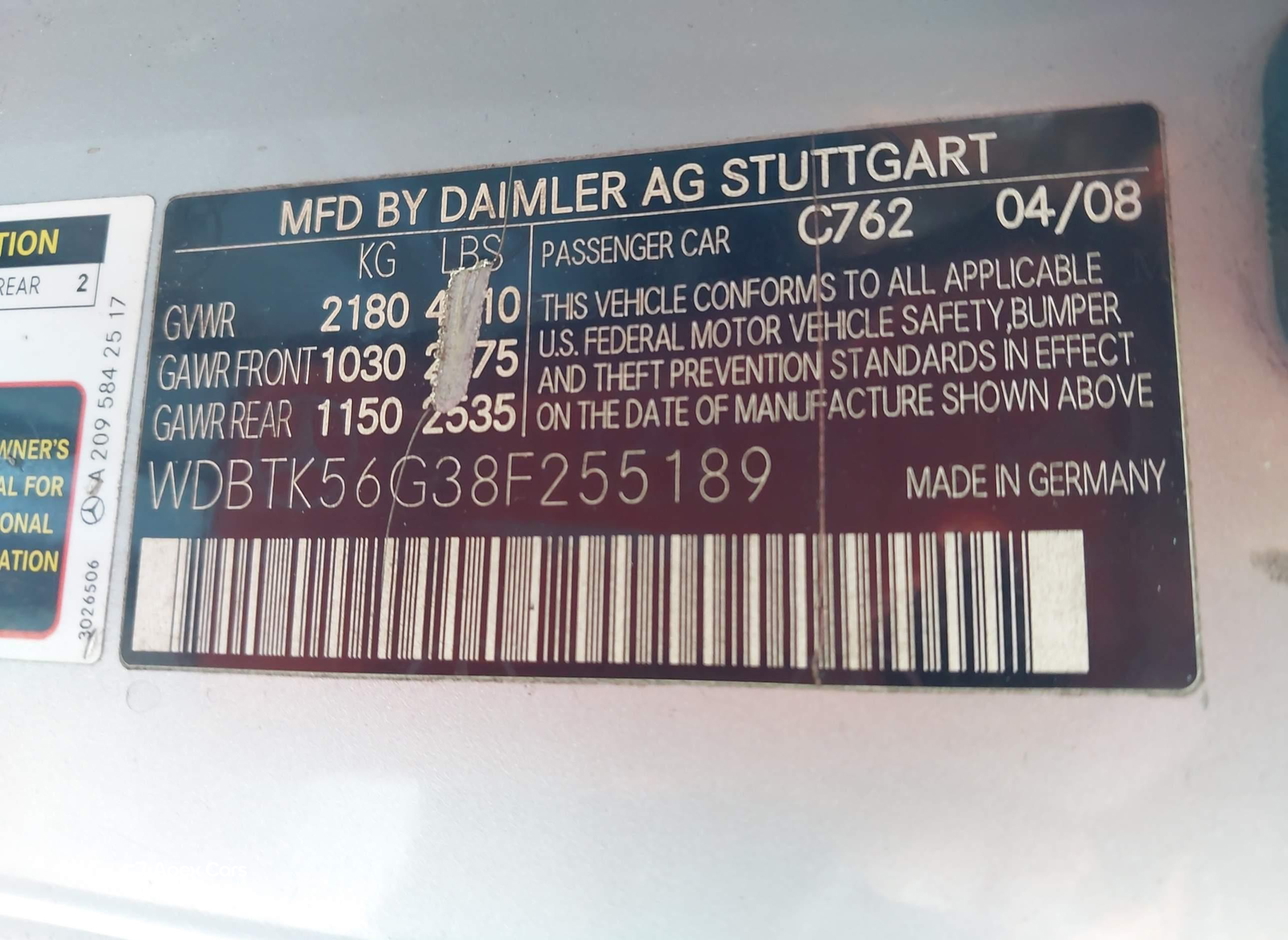 Mercedes-Benz CLK-klasse 2008