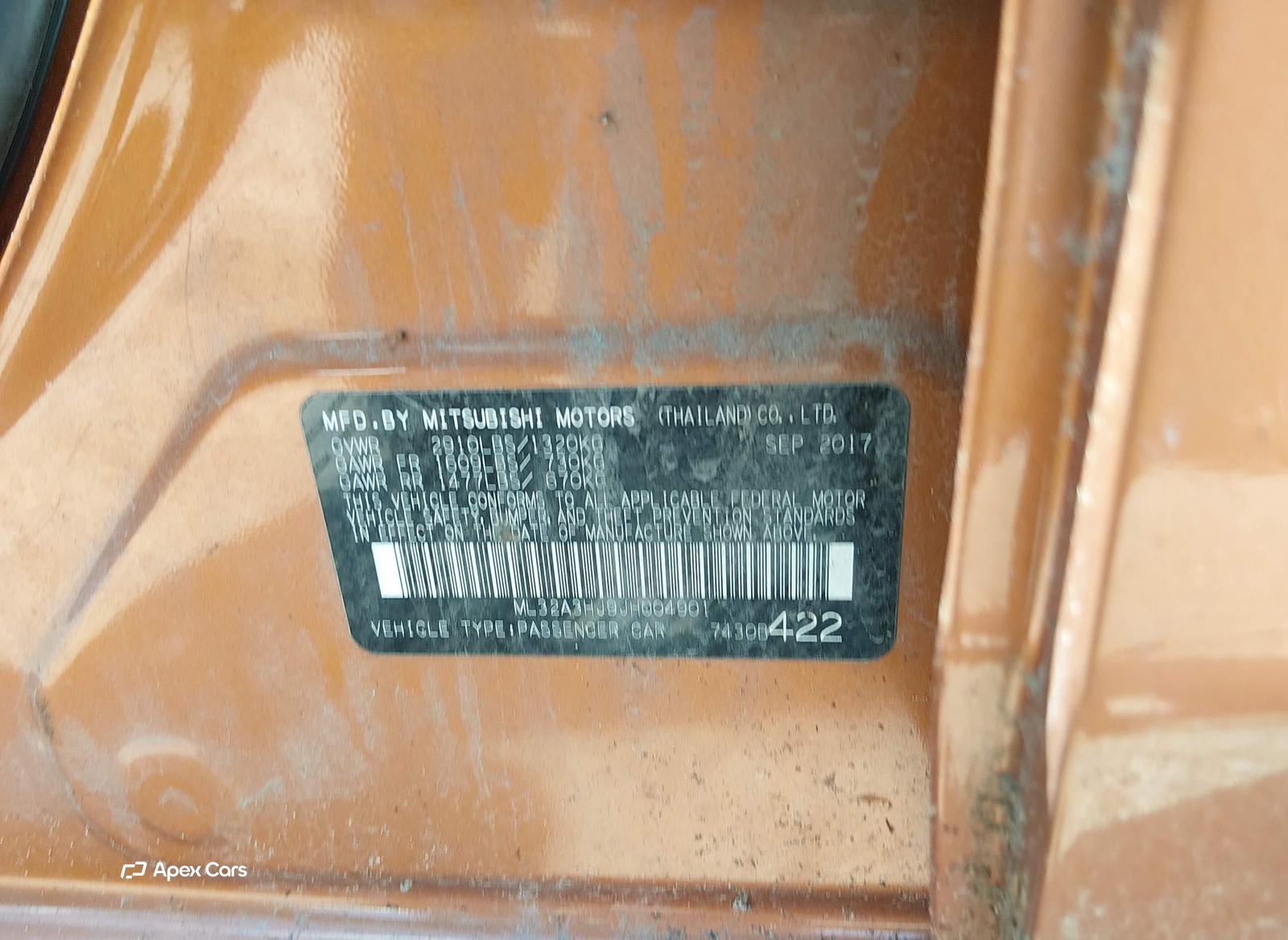 Mitsubishi Mirage 2018