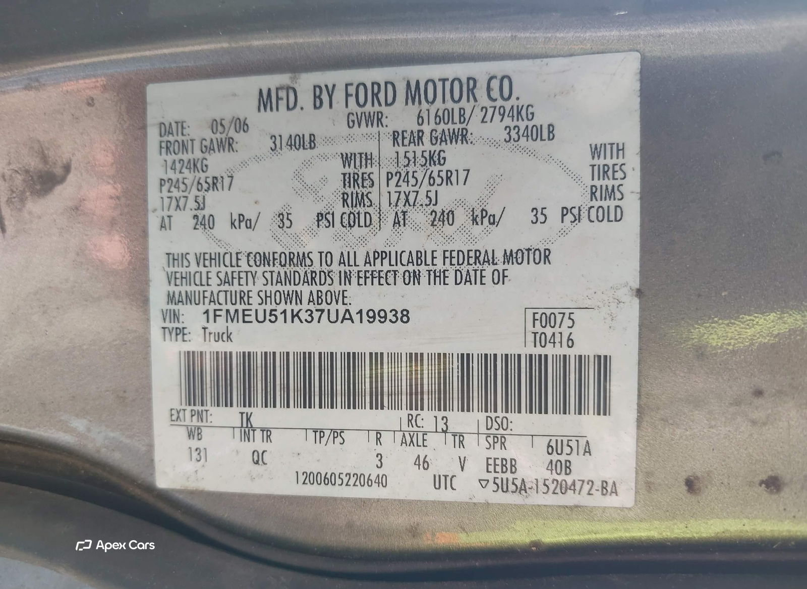 Ford Explorer Sport Trac 2007