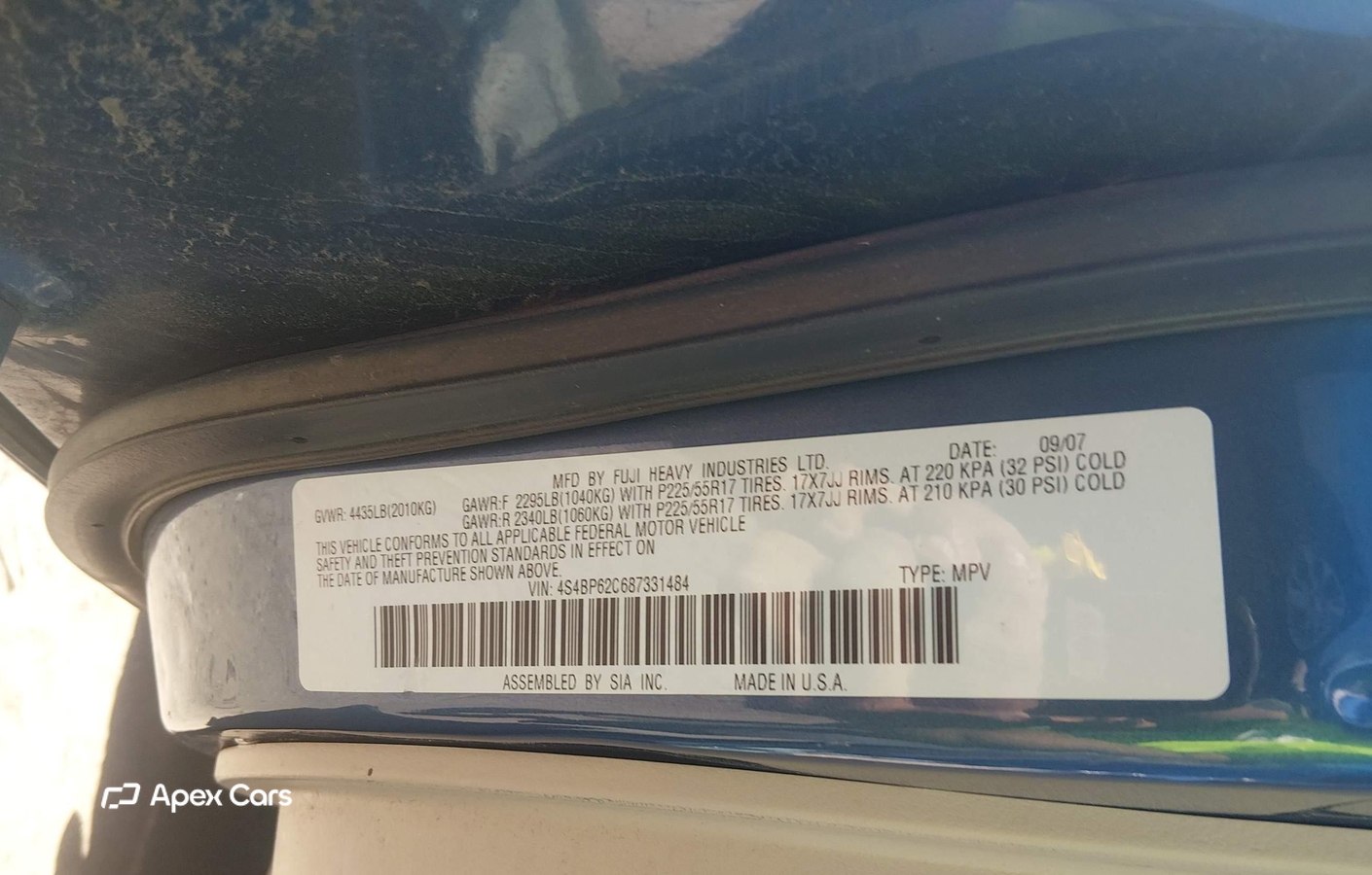 Subaru Outback 2008