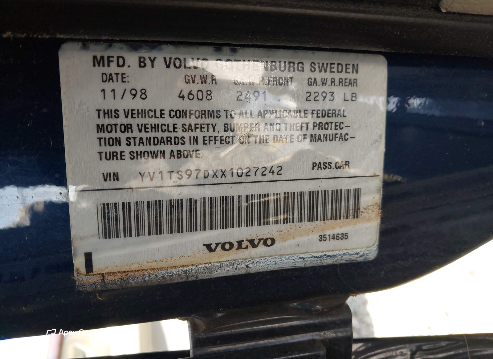 Volvo S80 1999