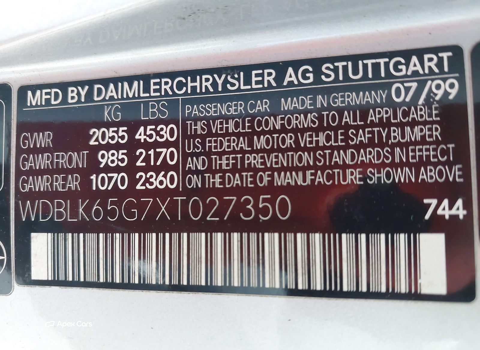 Mercedes-Benz CLK-klasse 1999