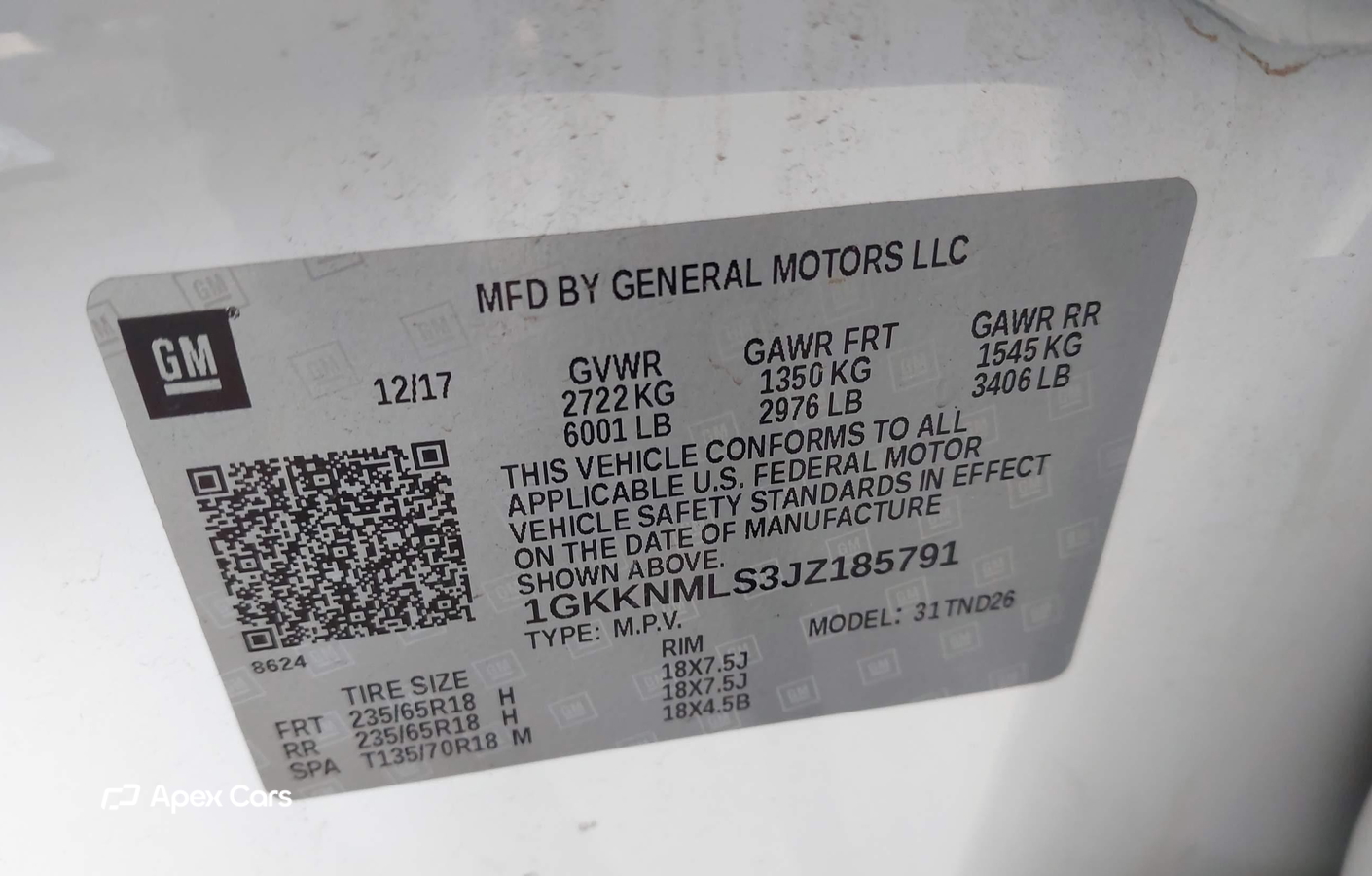 GMC Acadia 2018