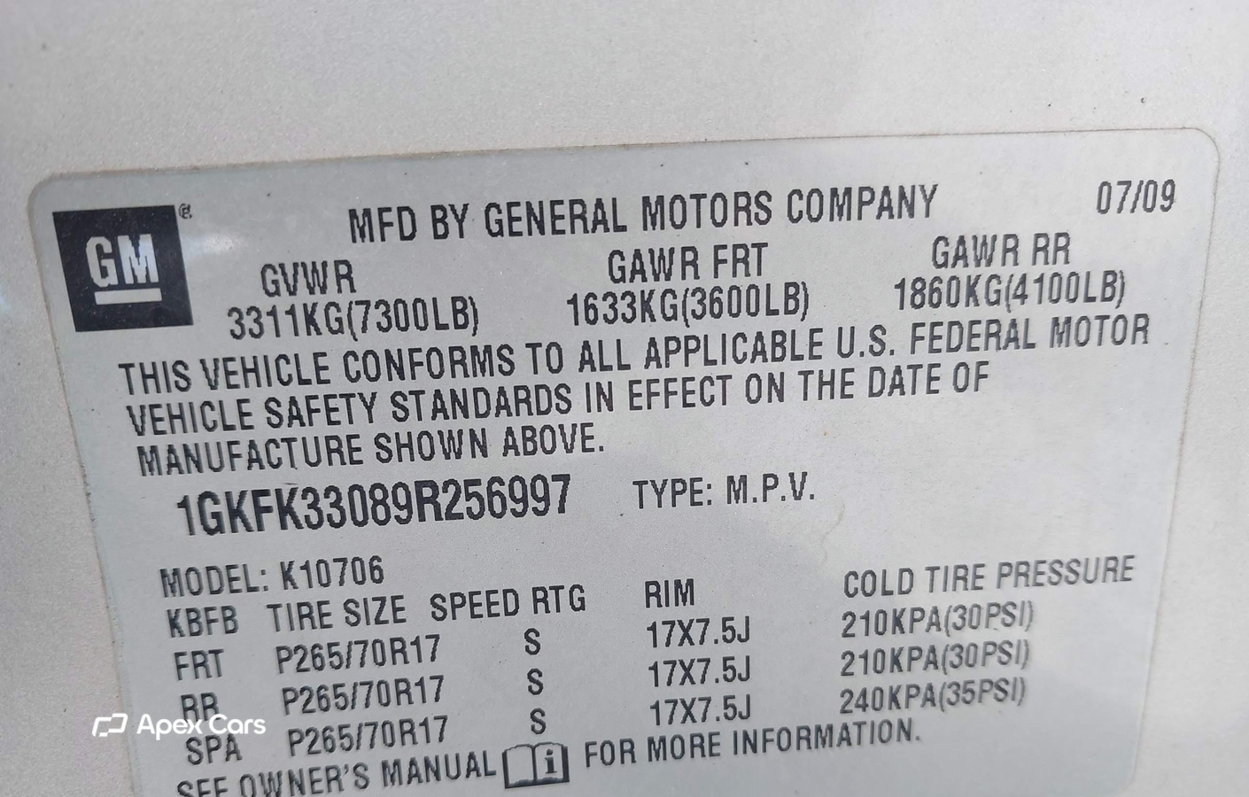GMC Yukon 2009