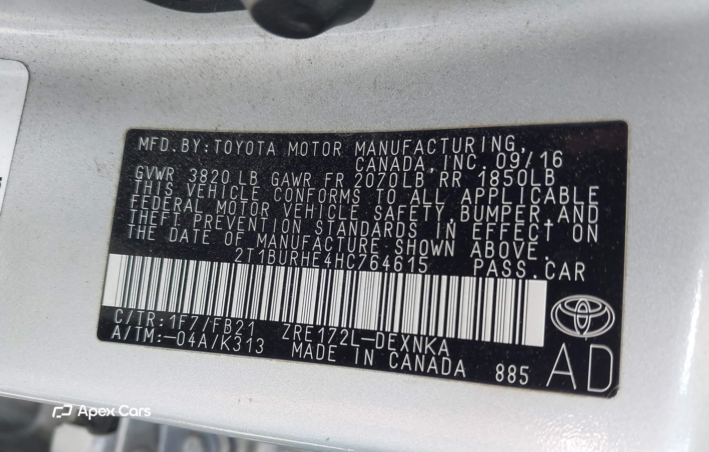 Toyota Corolla 2017