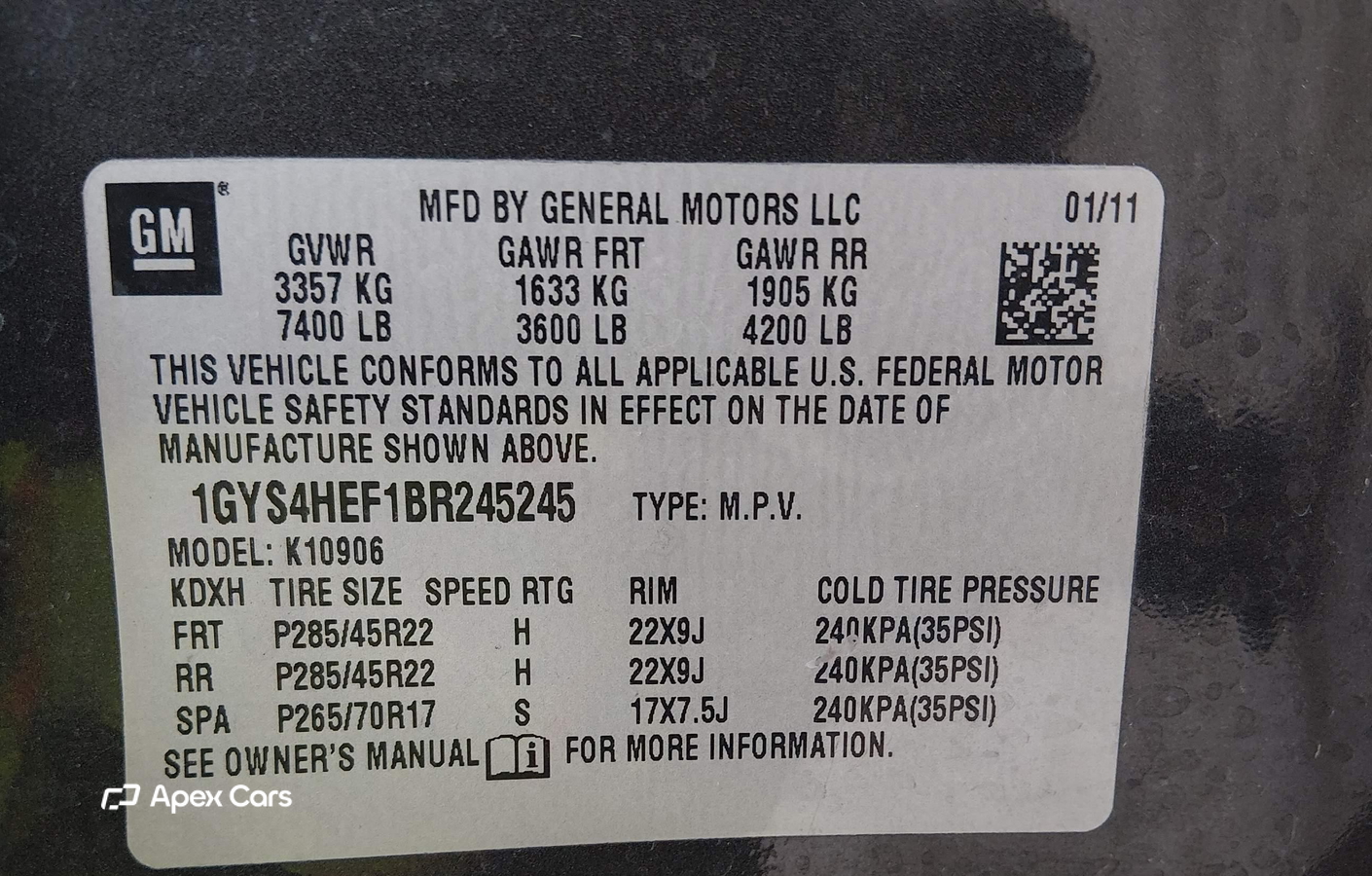 Cadillac Escalade 2011