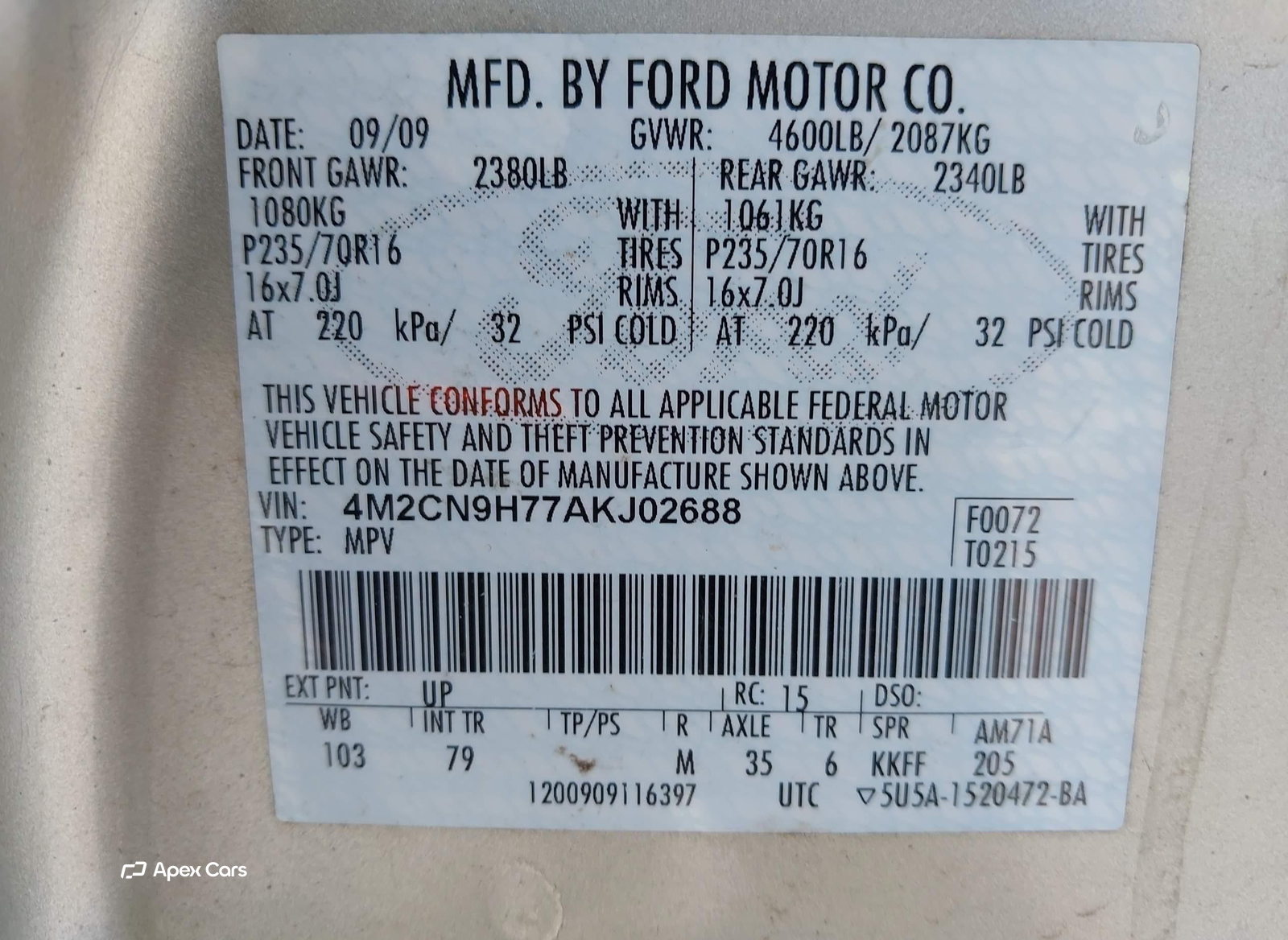 Mercury Mariner 2010