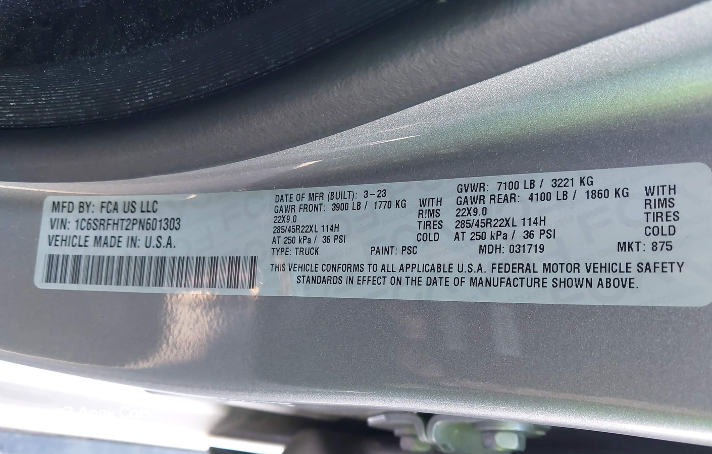 RAM 1500 2023