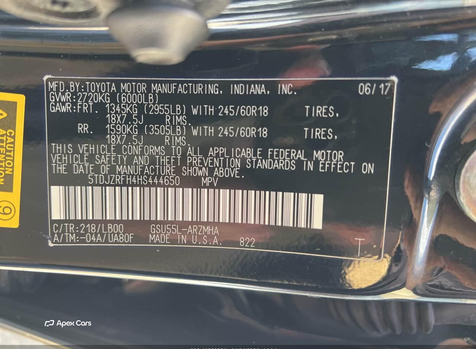 Toyota Highlander 2017