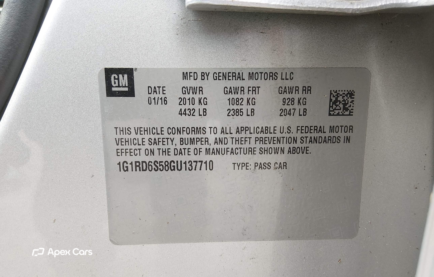 Chevrolet Volt 2016