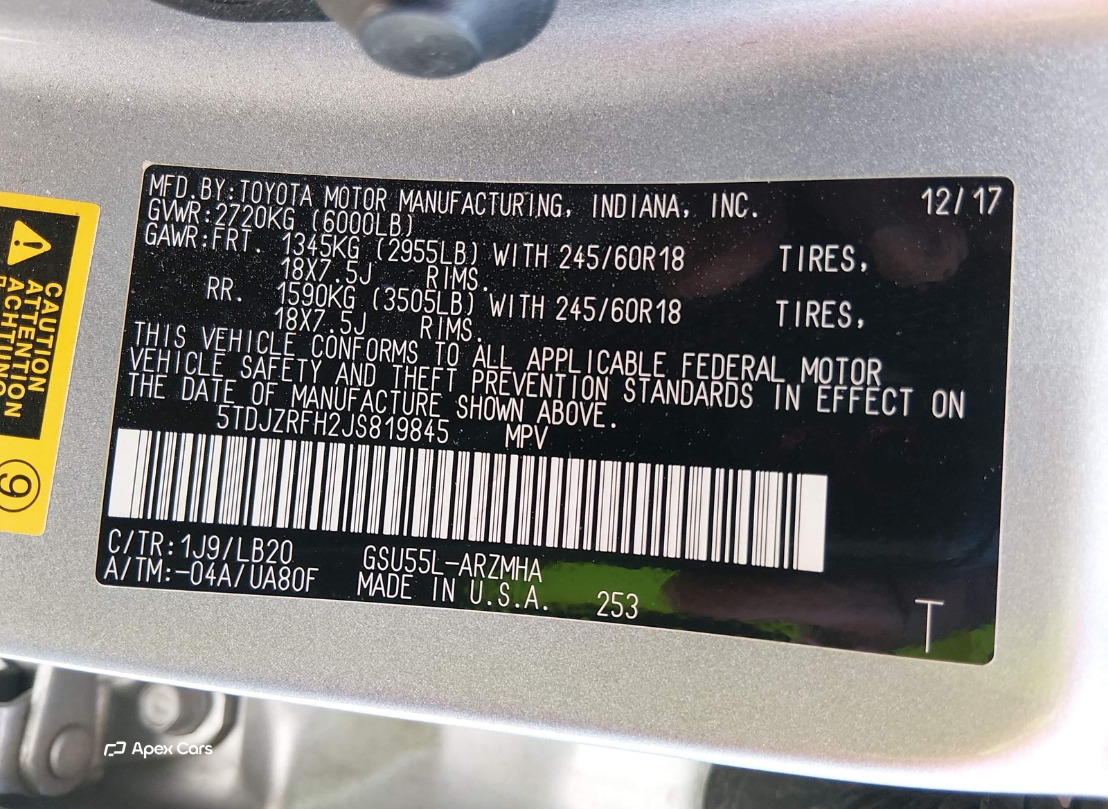 Toyota Highlander 2018