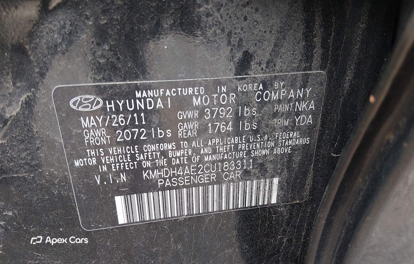 Hyundai Elantra 2012