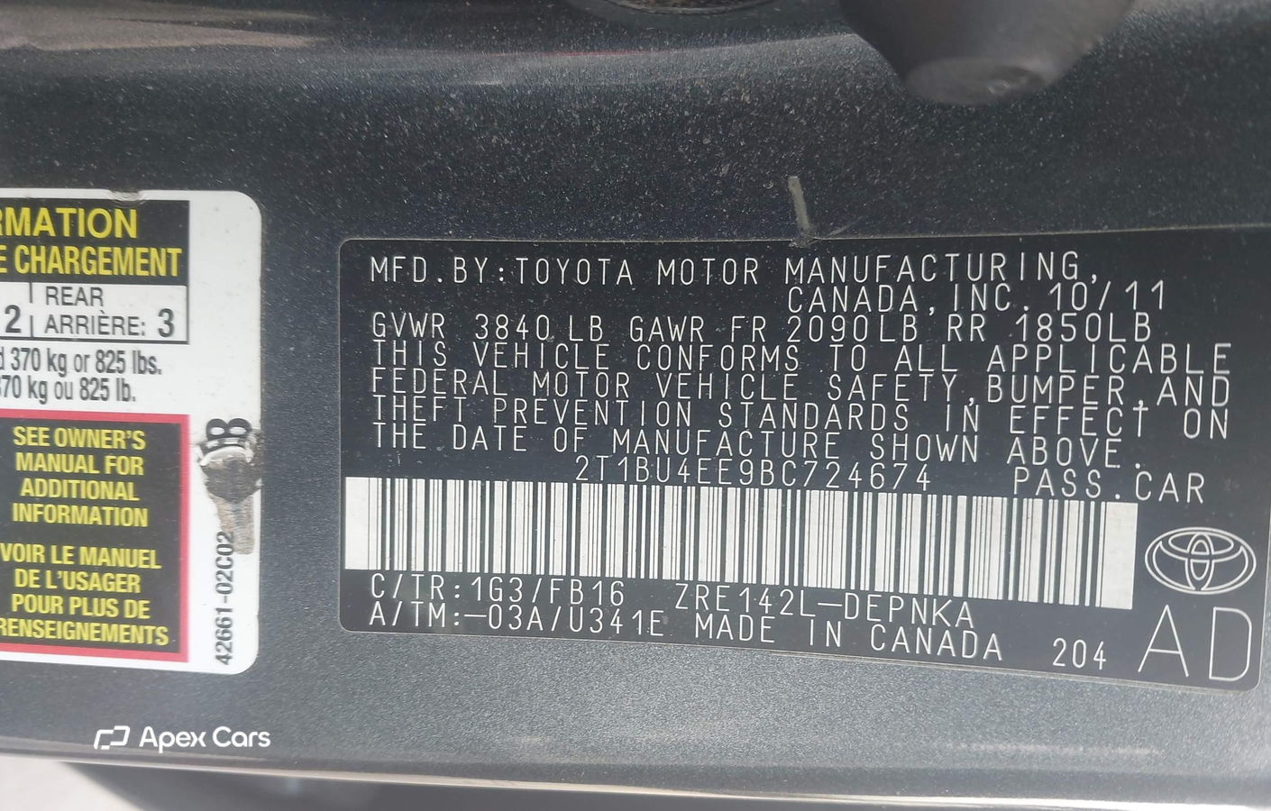 Toyota Corolla 2011
