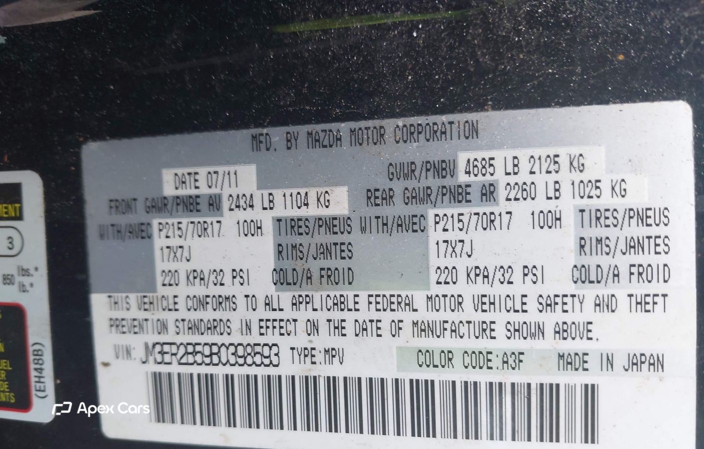 Mazda CX-7 2011