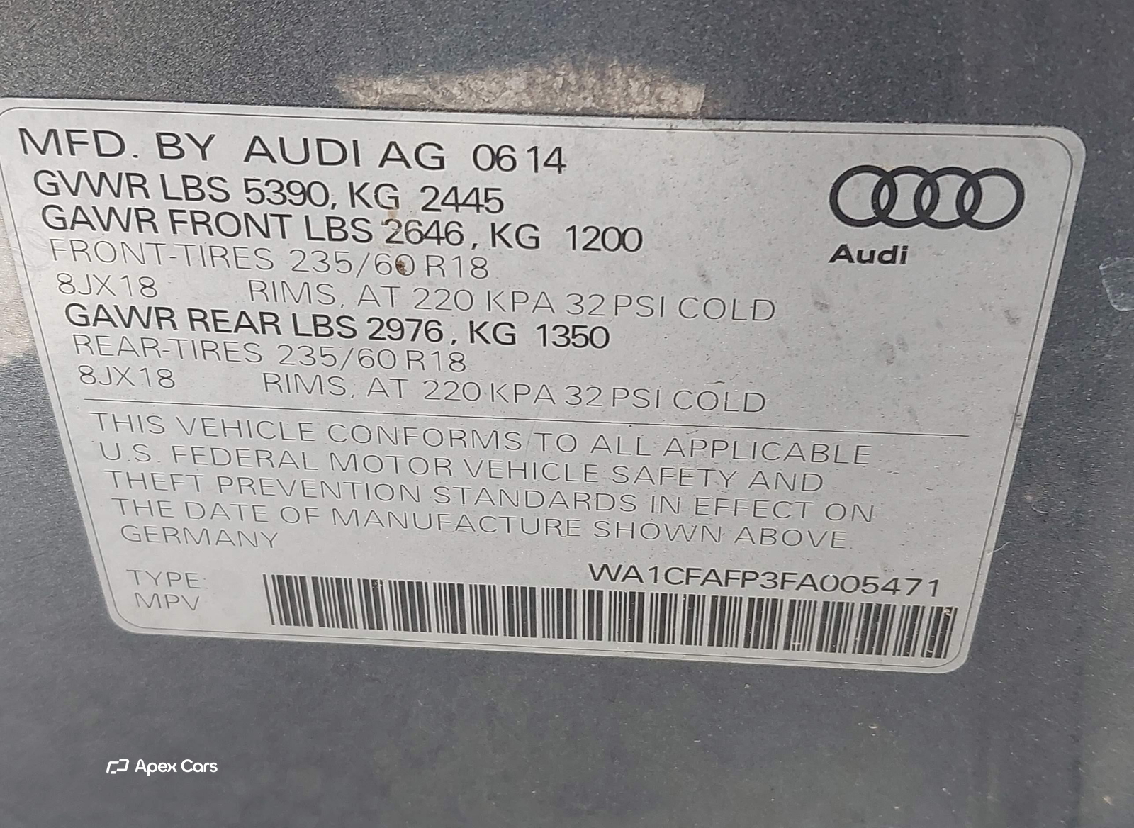 Audi Q5 2015