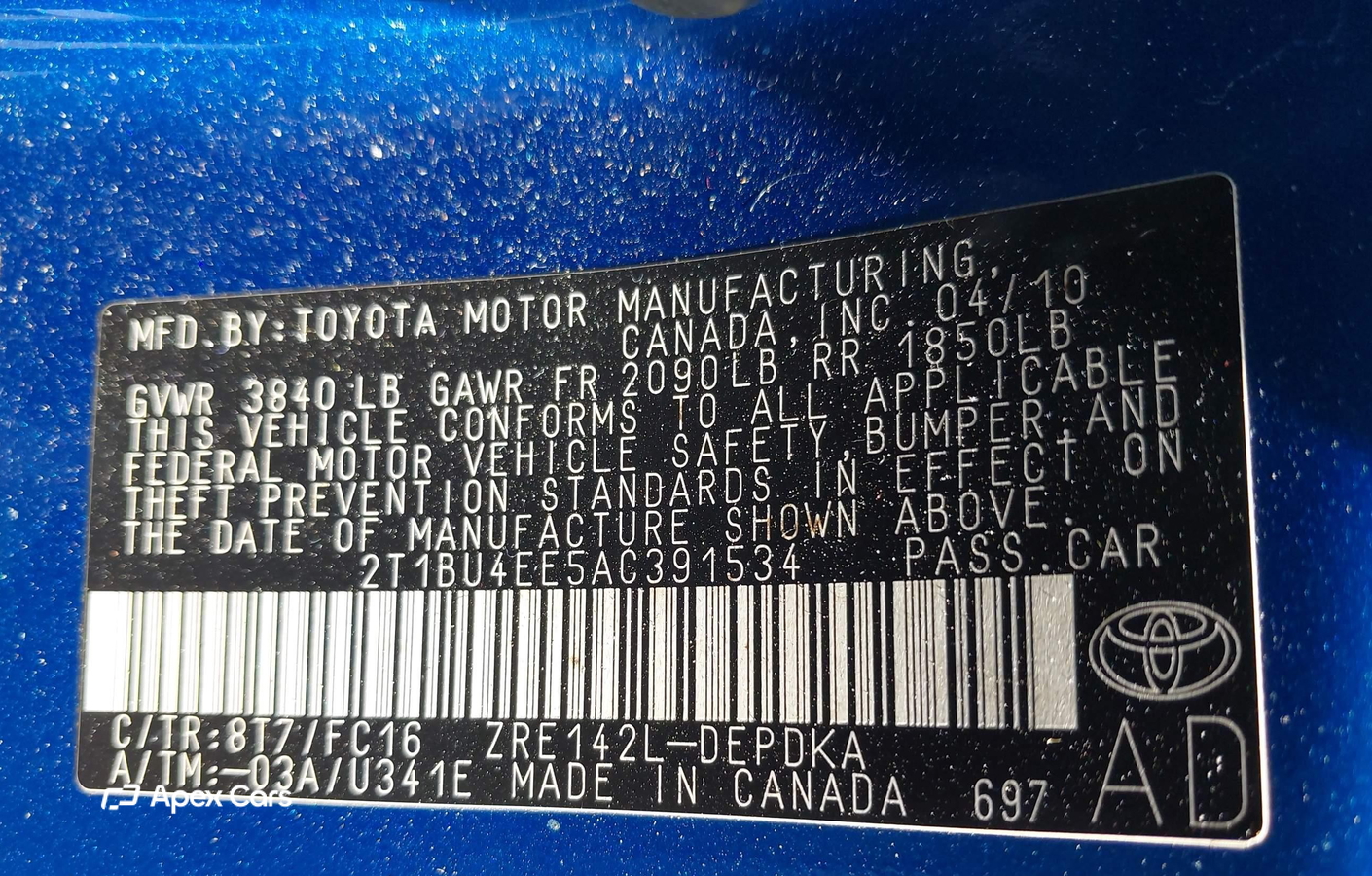 Toyota Corolla 2010