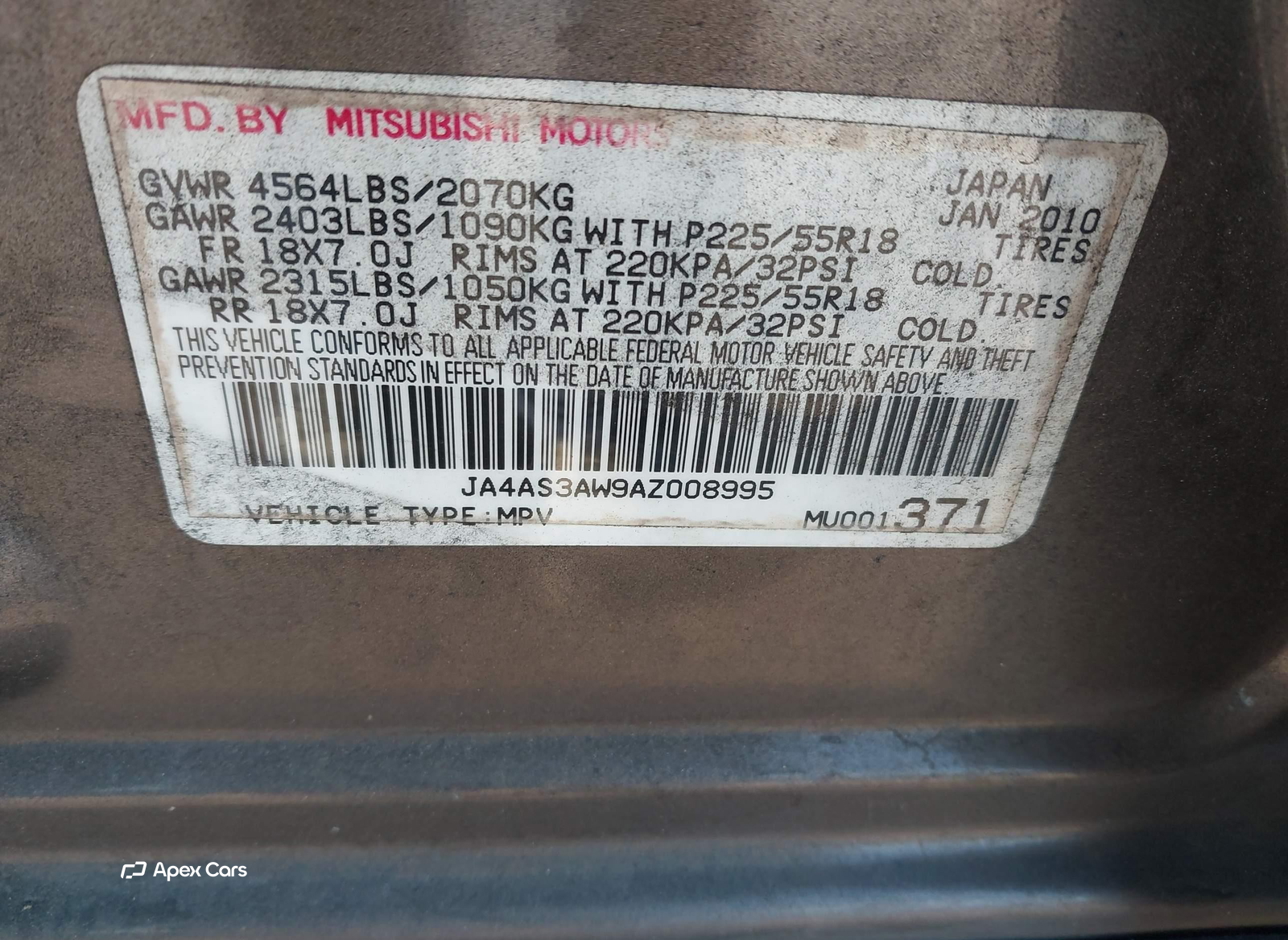 Mitsubishi Outlander 2010