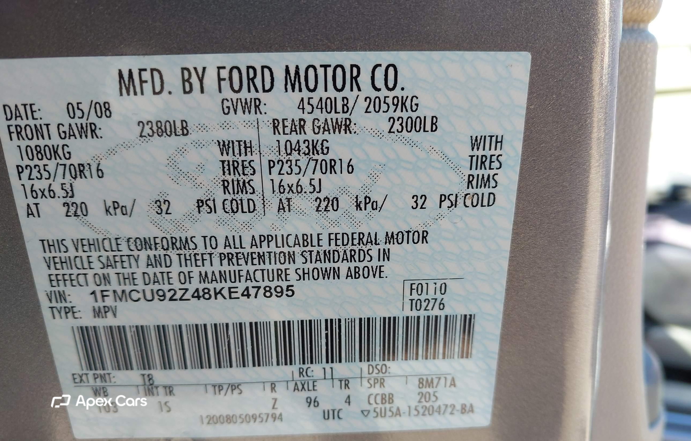 Ford Escape 2008