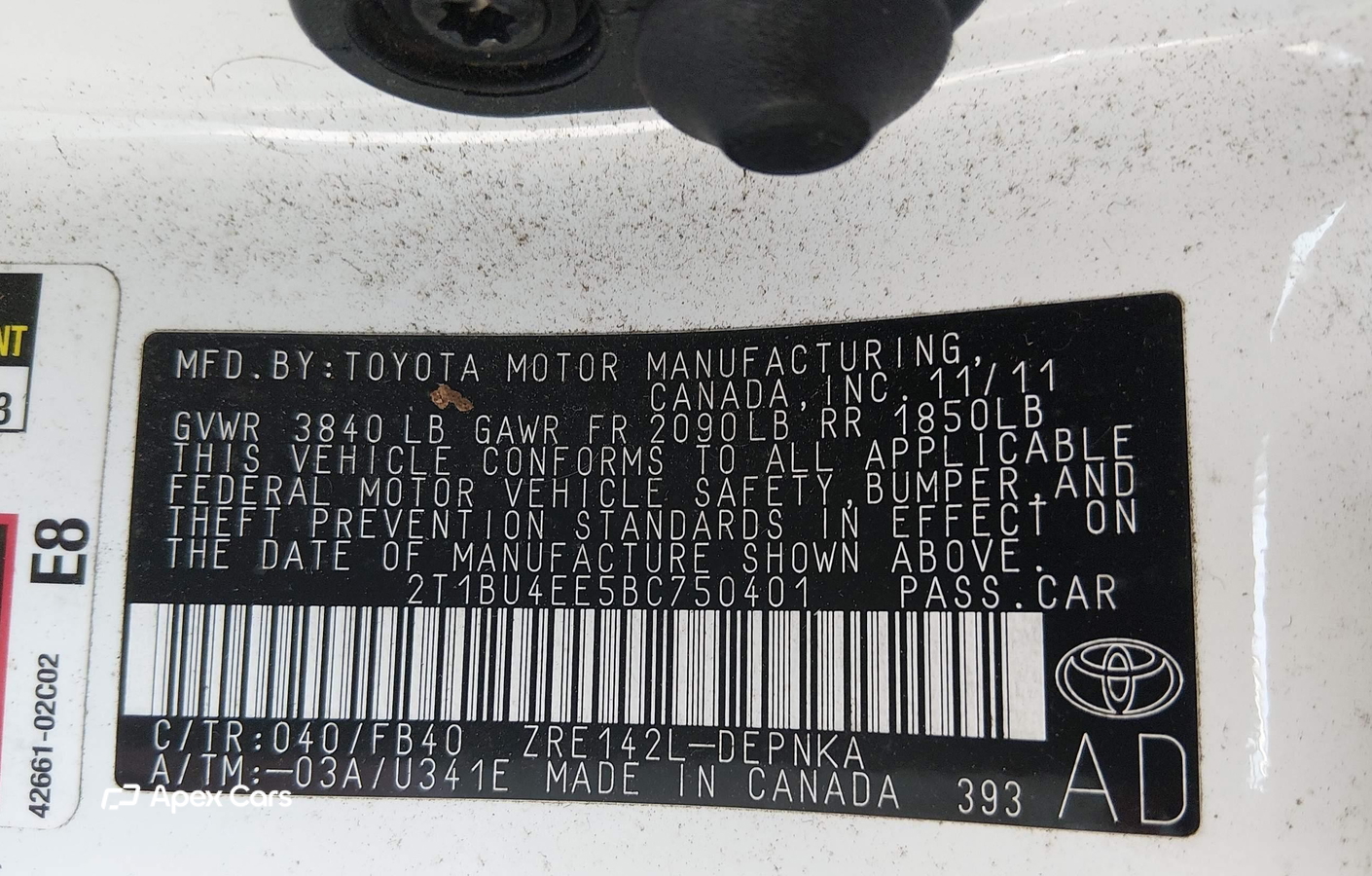 Toyota Corolla 2011
