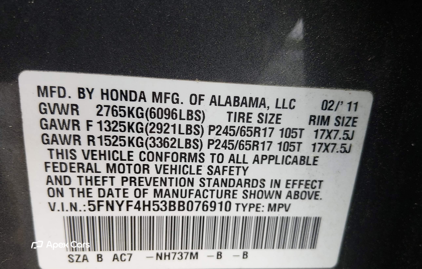 Honda Pilot 2011