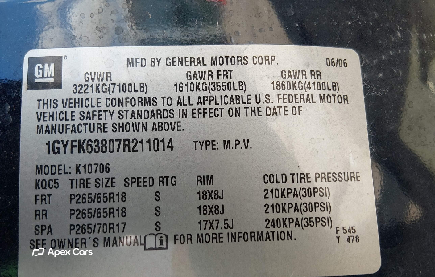 Cadillac Escalade 2007