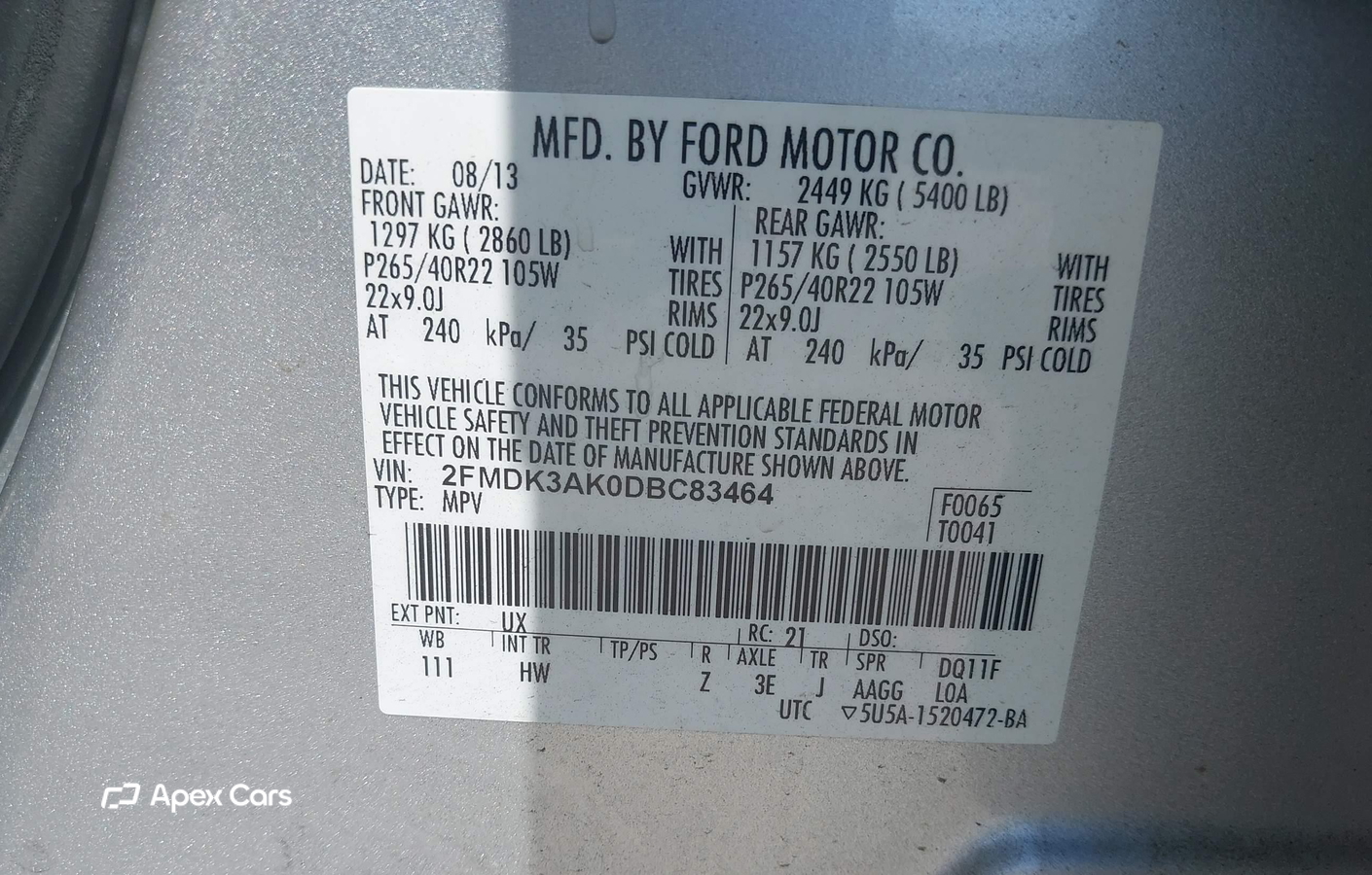 Ford Edge 2013