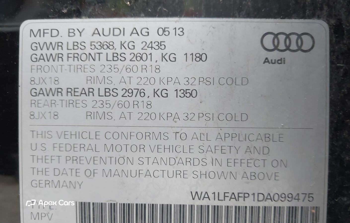 Audi Q5 2013